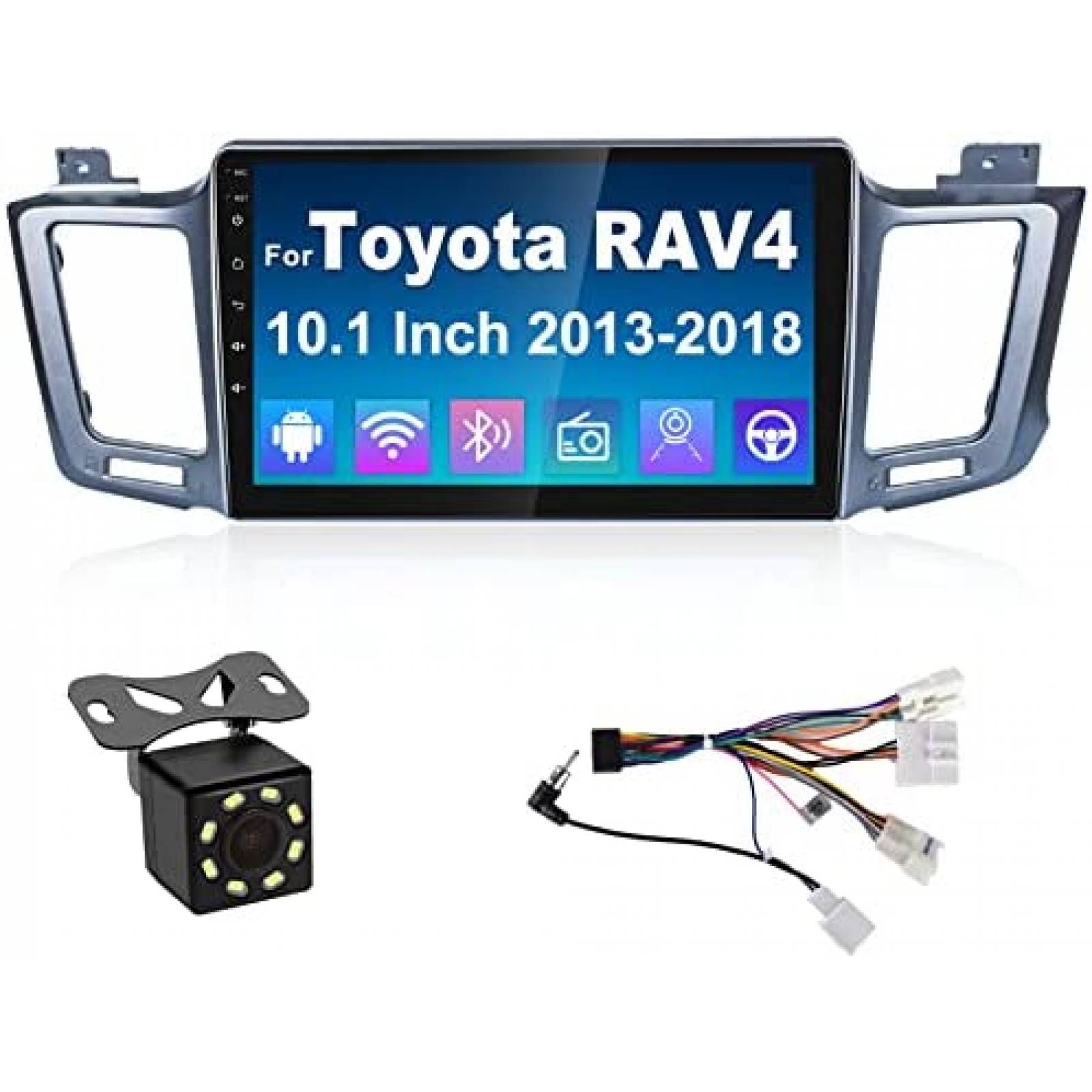 Estereo Auto UNITOPSCI 10.1 " Toyota RAV4 2013-18 Tactil