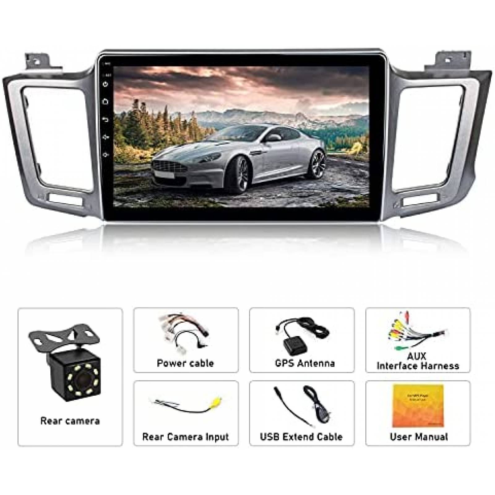 Estereo Auto UNITOPSCI 10.1 " Toyota RAV4 2013-18 Tactil