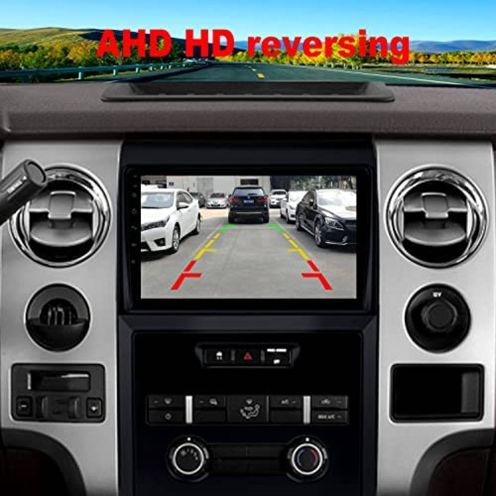Estereo Auto Dzxiaso 9'' Ford F150 Camara Reversa -Negro