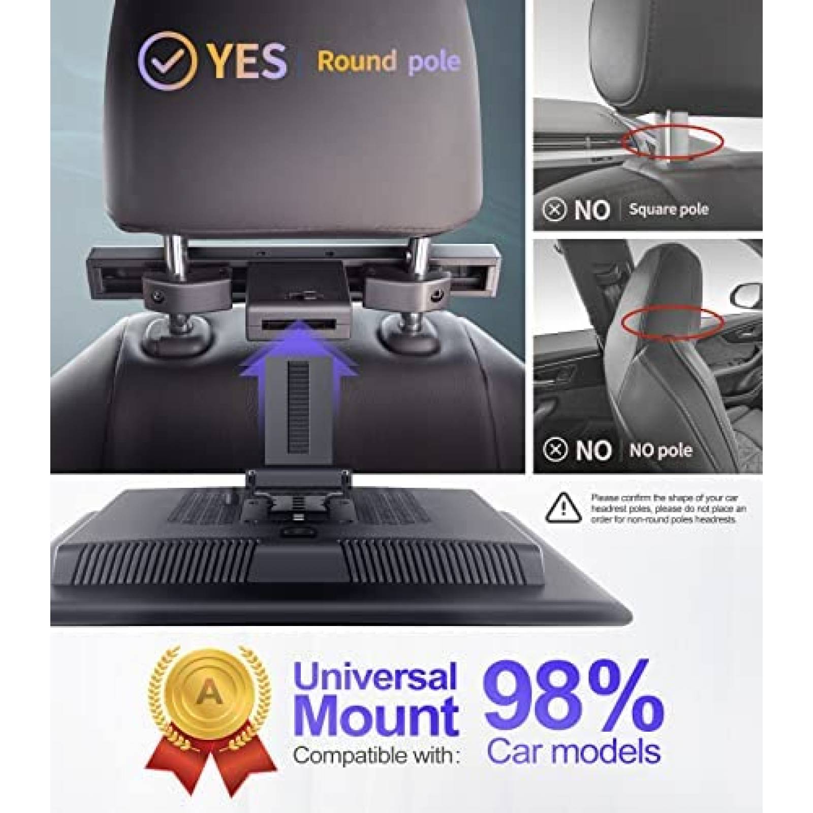 Pantalla Cabecera Seventour 12.4'' Android Wifi HDMI USB SD