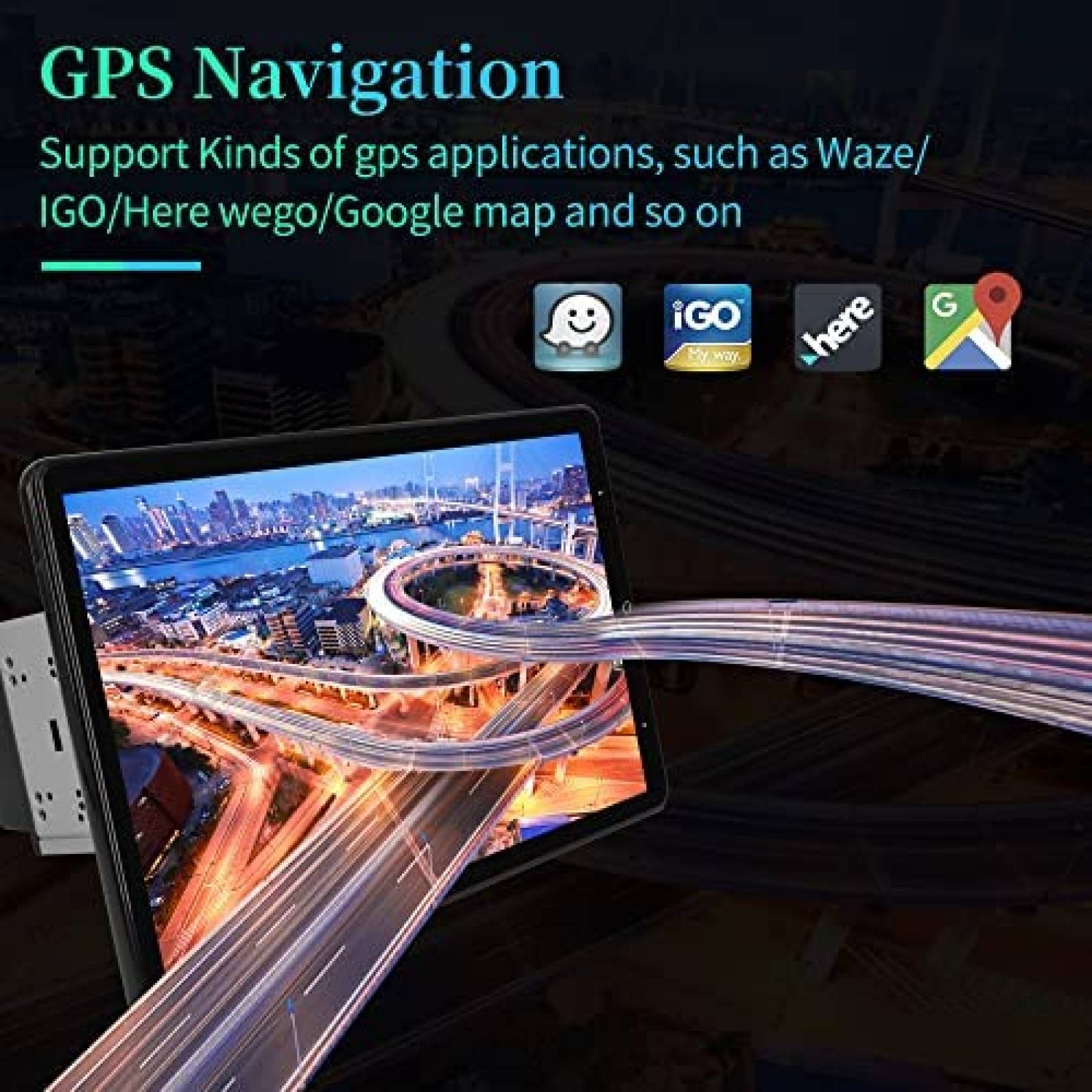 Estereo De Coche CIDAVA DOuble Din Inalambrico -Negro