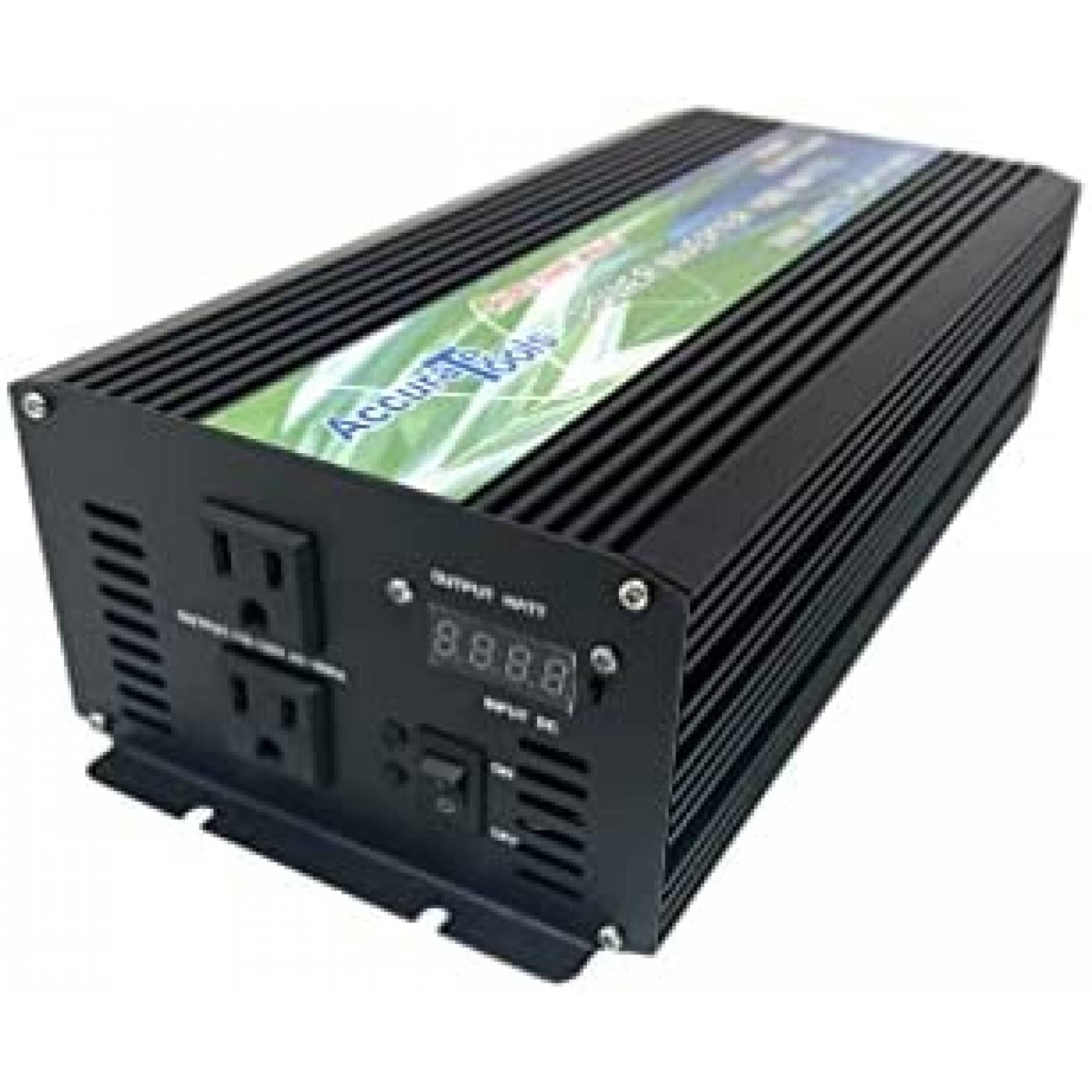 Inversor de Corriente para Carro 1500W PSW 12V a 120V