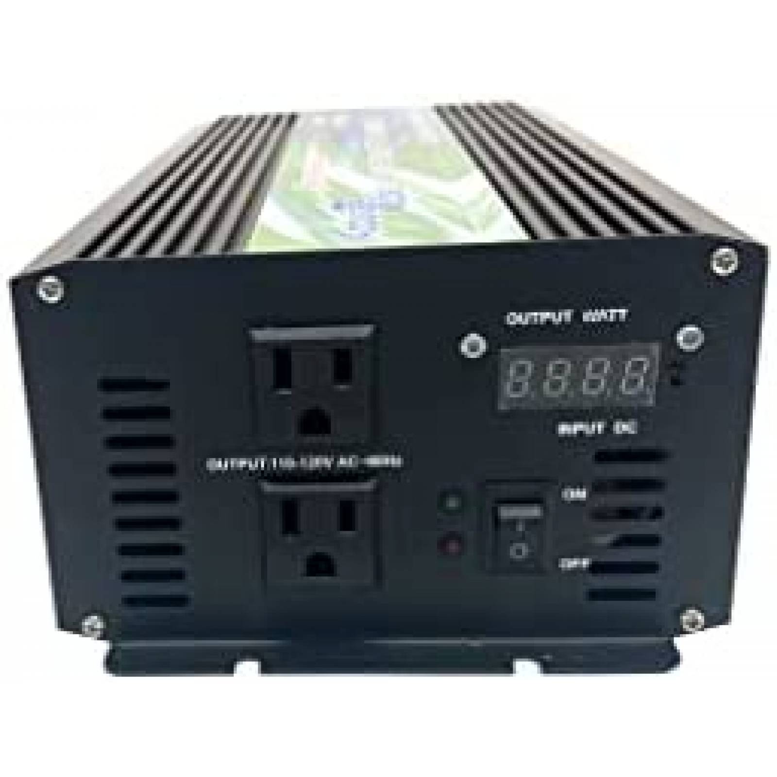 Inversor de Corriente para Carro 1500W PSW 12V a 120V