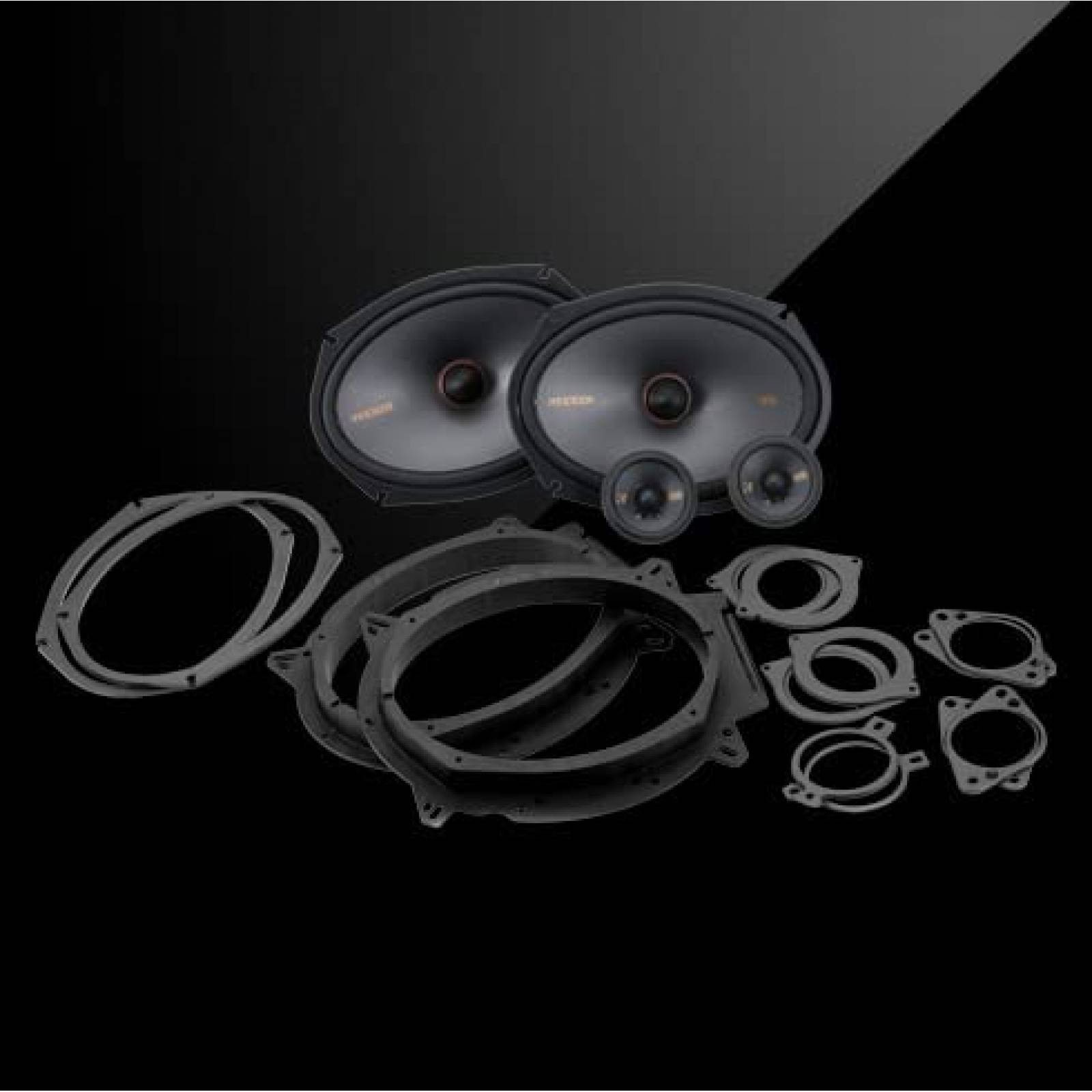 Set Bocinas para Carro KICKER KSS269 6x9 200w 2.75" tweeters
