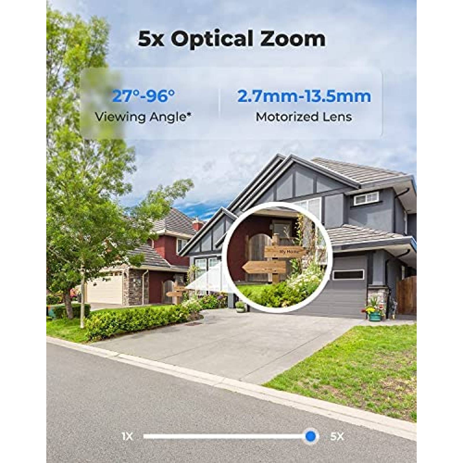 Camara de Seguridad REOLINK 4K Zoom Optico 5x IK10 -Blanco