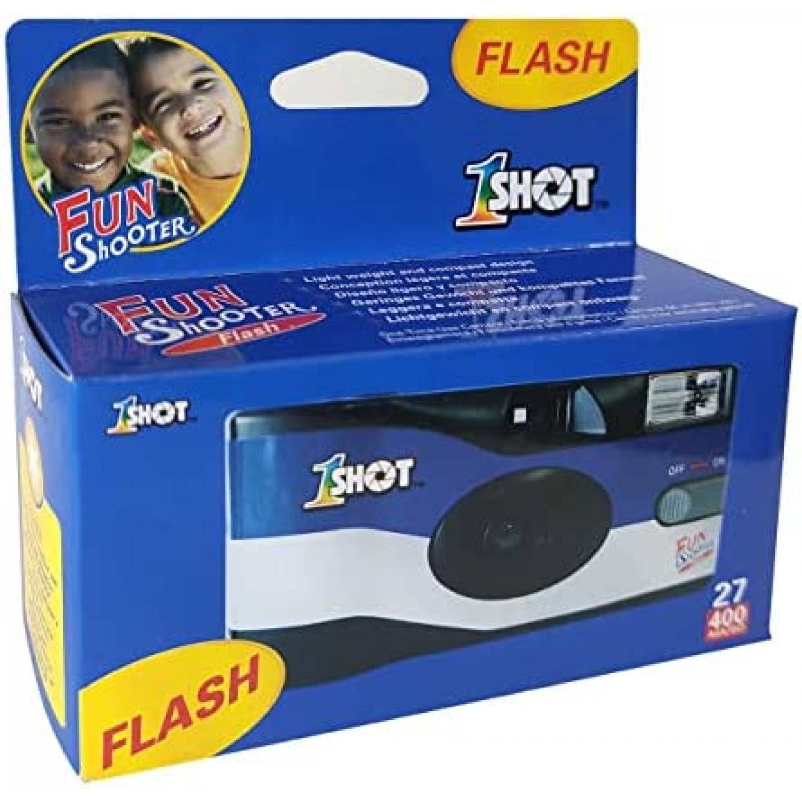 Camara Desechable 1 Shot 35mm 27 Exposiciones 2 Piezas -Azul