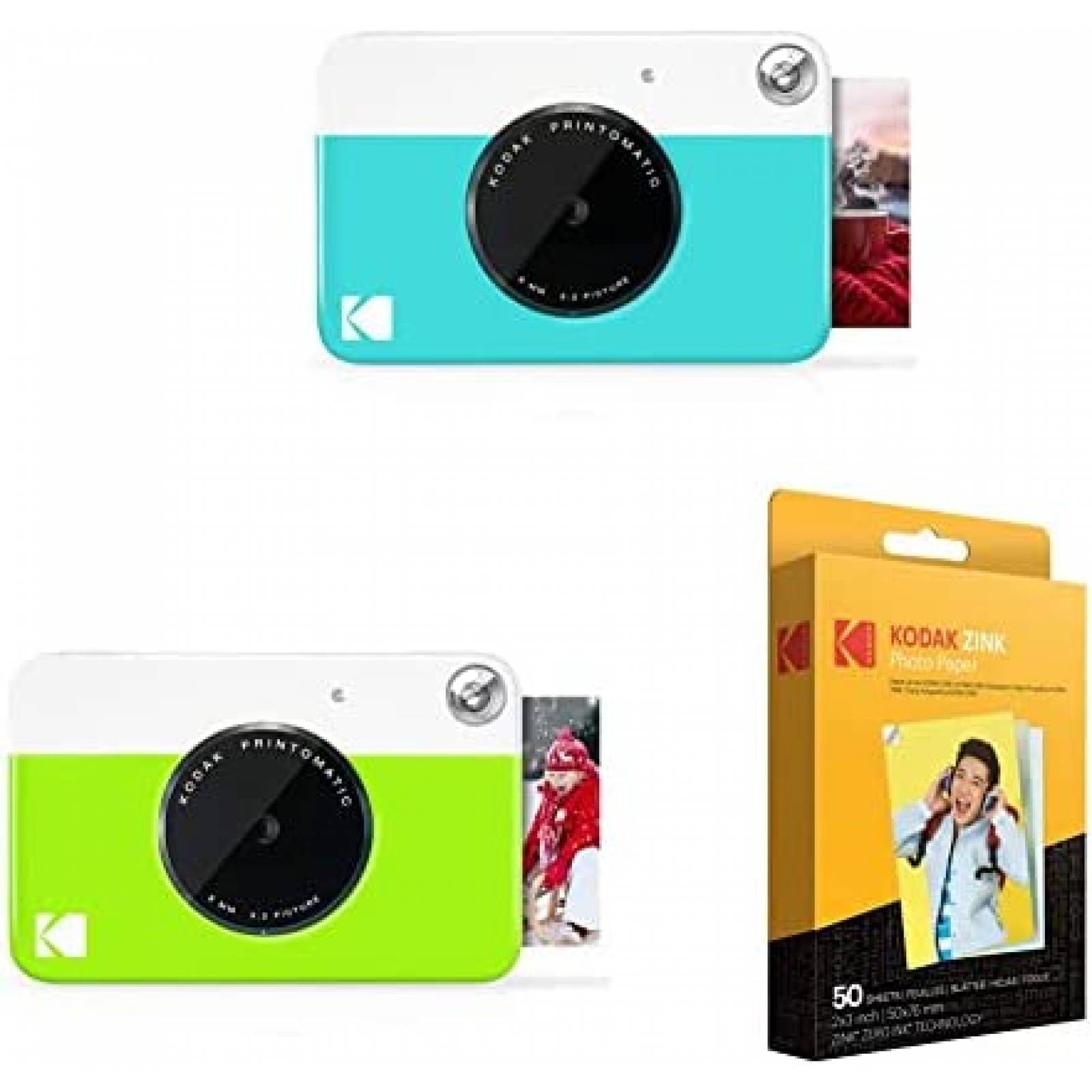Camara Digital Zink Kodak Impresion Instantanea 50 Hojas 2pz