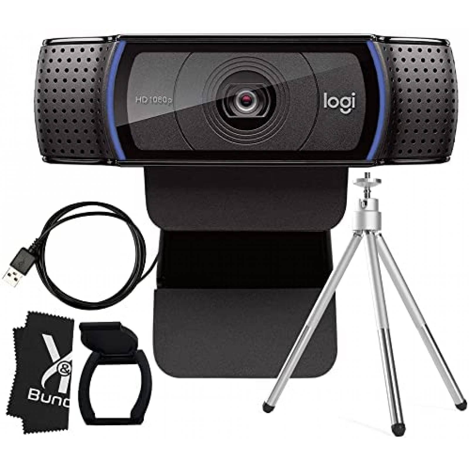 VideoCamara Logitech C920 HD Pro 1080p con Soporte -Negro
