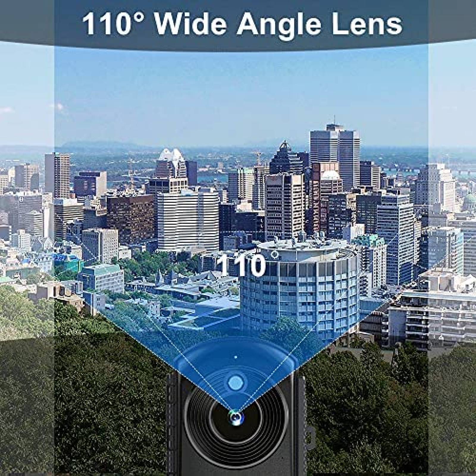 VideoCamara Dsoon para Exterior 2.4'' 1080p -Negro