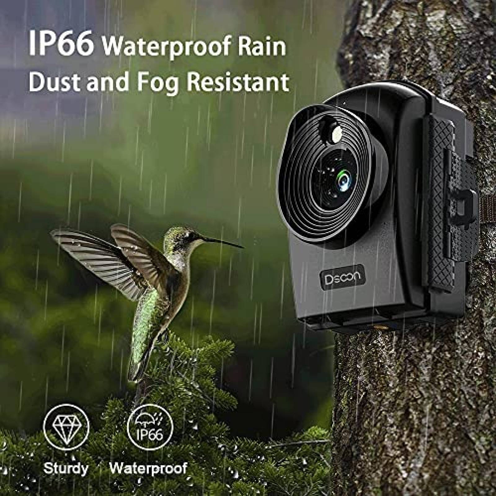 VideoCamara Dsoon para Exterior 2.4'' 1080p -Negro