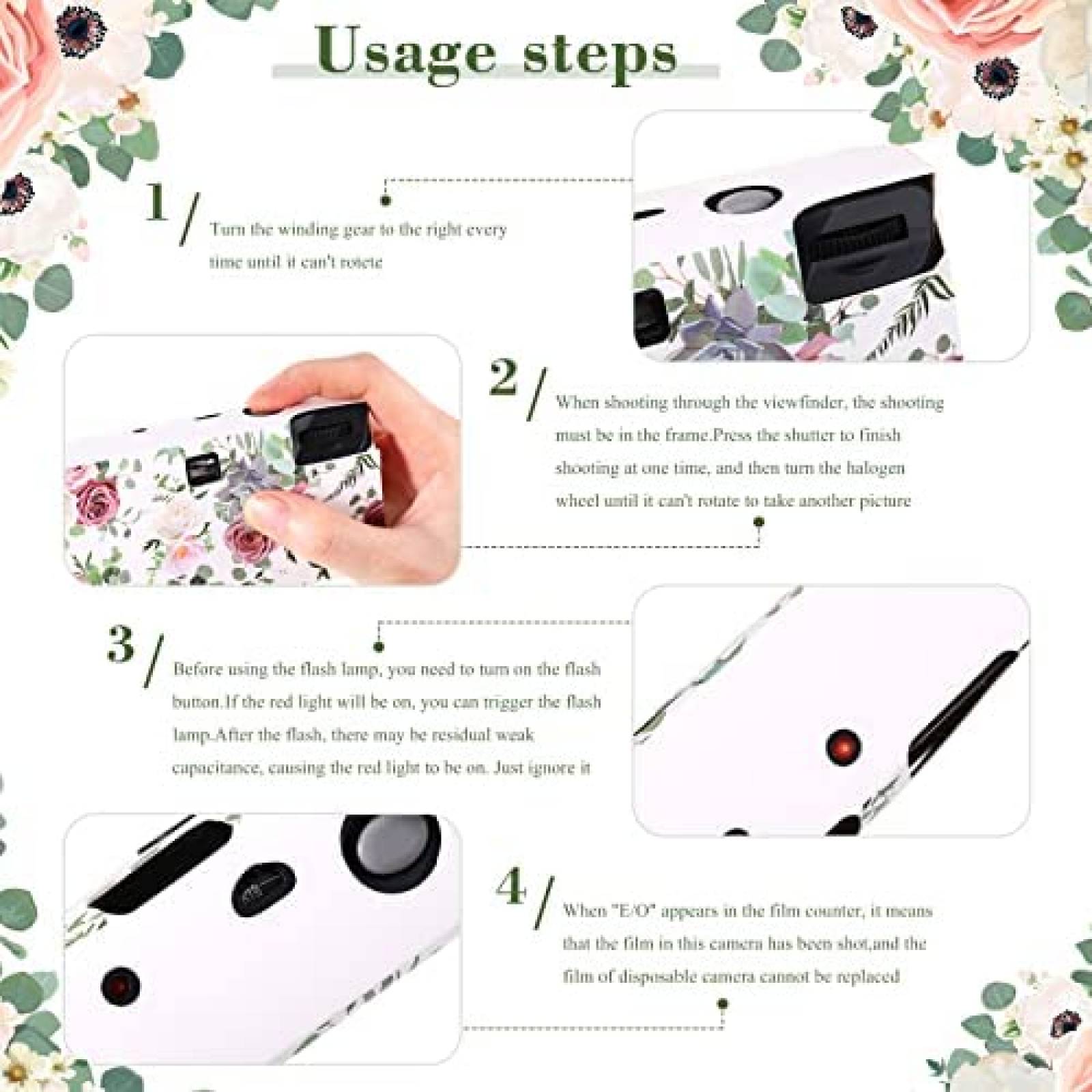 Camara Desechable Zhengmy 34 Mm Para Bodas 10 Piezas -Rosa