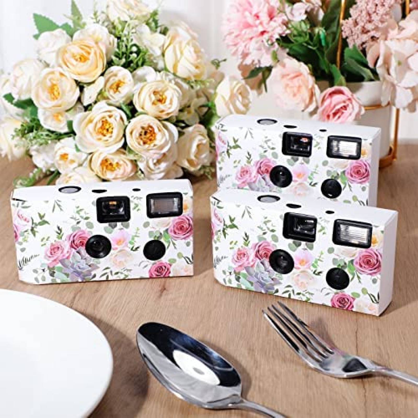 Camara Desechable Zhengmy 34 Mm Para Bodas 10 Piezas -Rosa