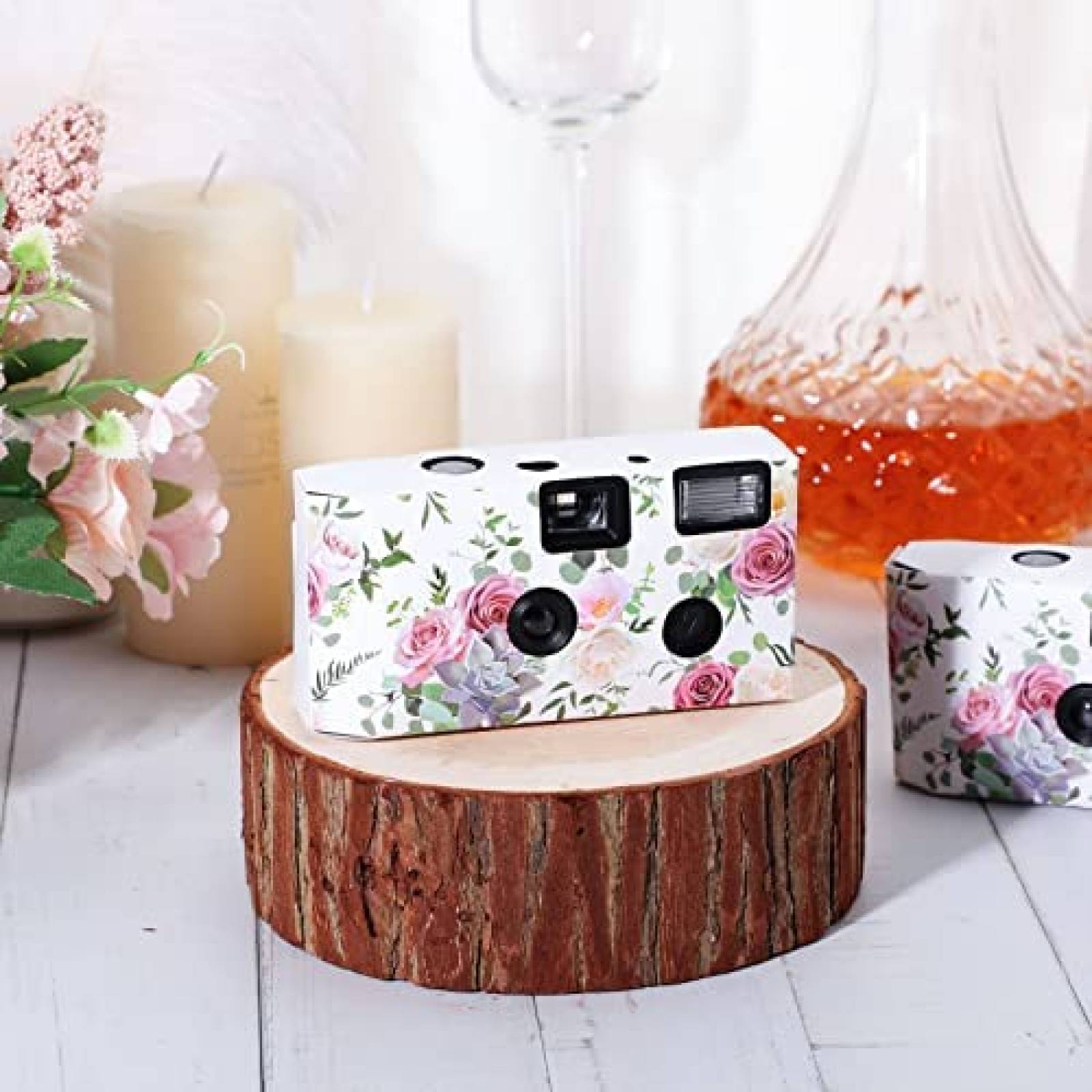 Camara Desechable Zhengmy 34 Mm Para Bodas 10 Piezas -Rosa