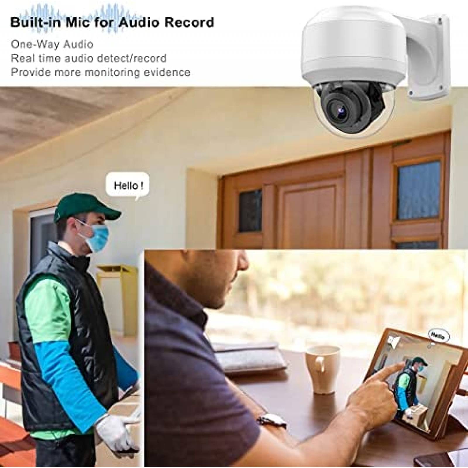 Camara de Seguridad VIKVIZ 2804X-I2 8MP PTZ IP Exterior
