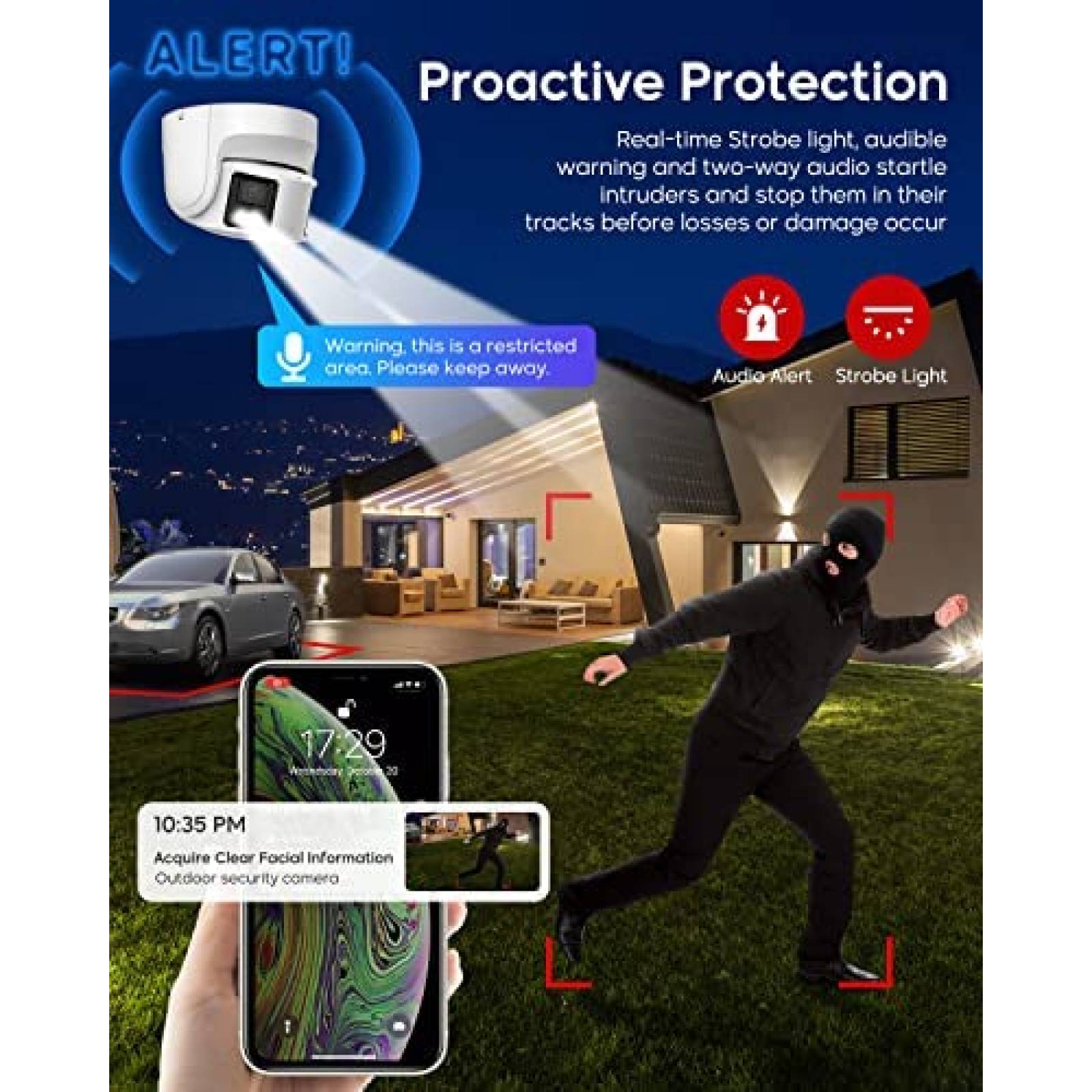 Camara de Seguridad HITOSINO DS-2CD2347G1-LU Vision Nocturna