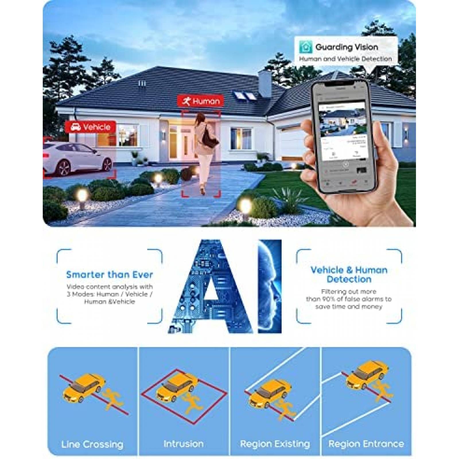 Camara de Seguridad HITOSINO DS-2CD2347G1-LU Vision Nocturna