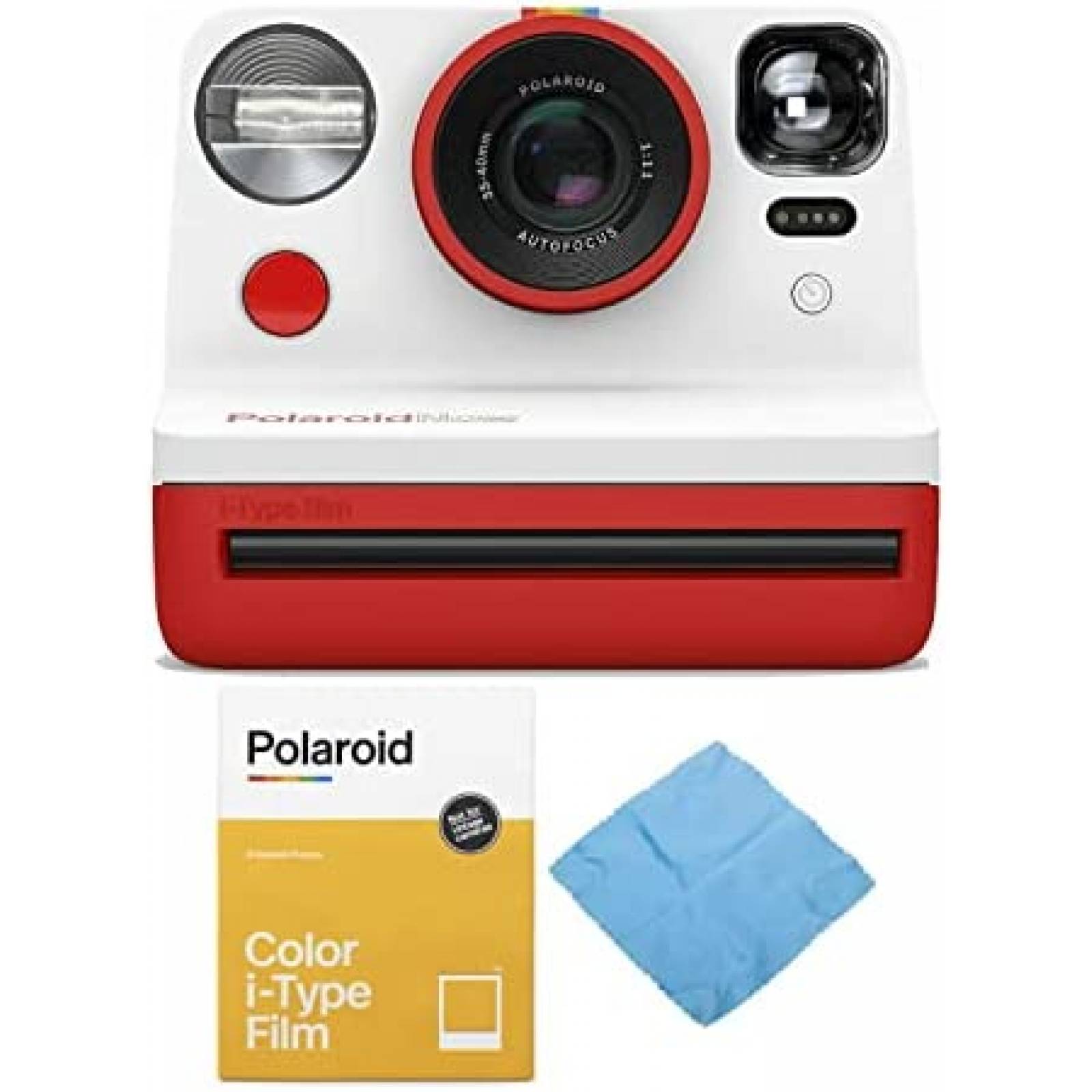 Camara Instantanea Polaroid mas Accesorios -Blanco/Rojo