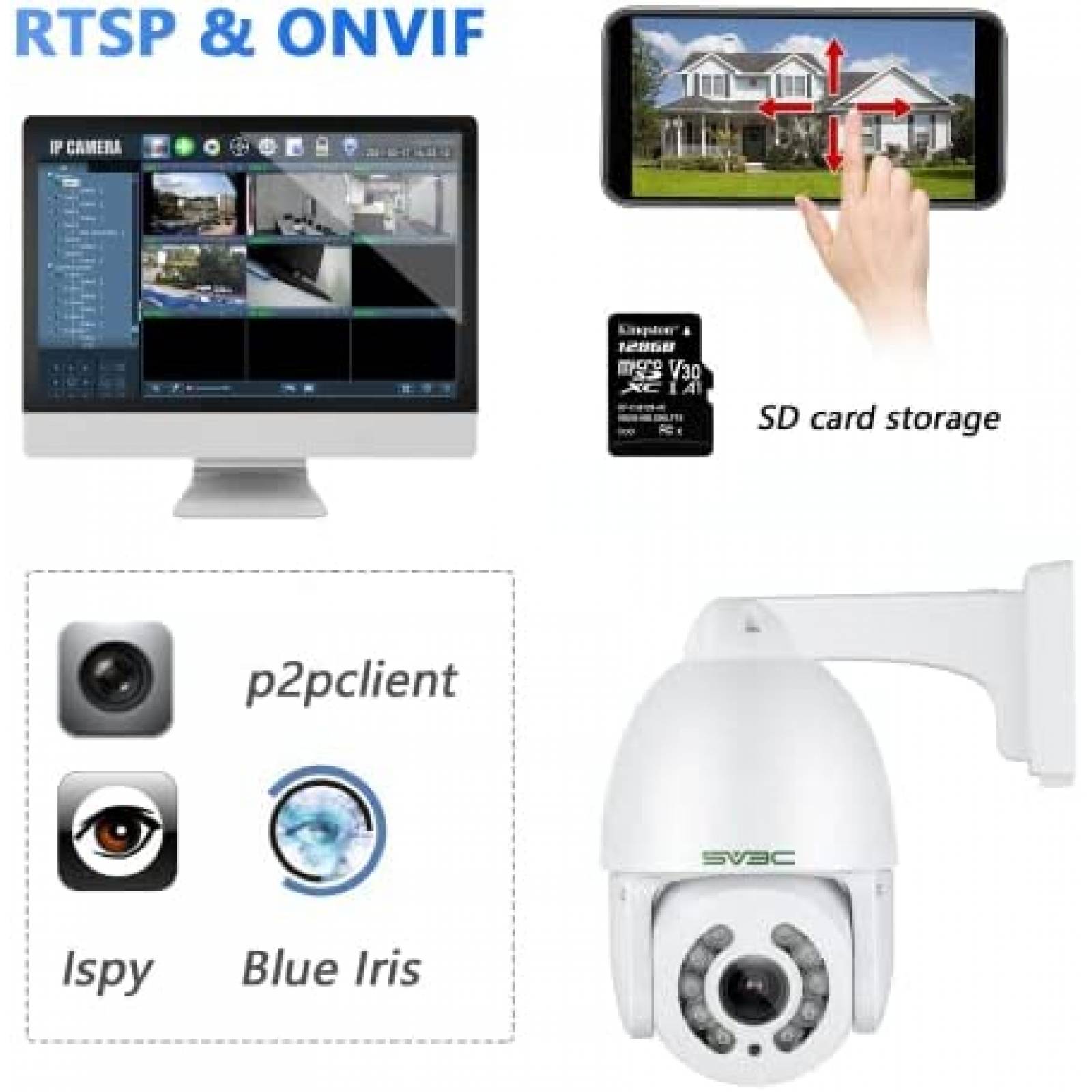 Camara de Seguridad SV3C SD10POE-5MP-HX Alambrica Resistente