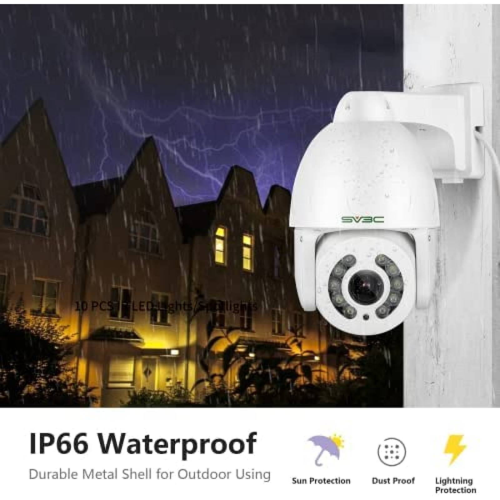 Camara de Seguridad SV3C SD10POE-5MP-HX Alambrica Resistente