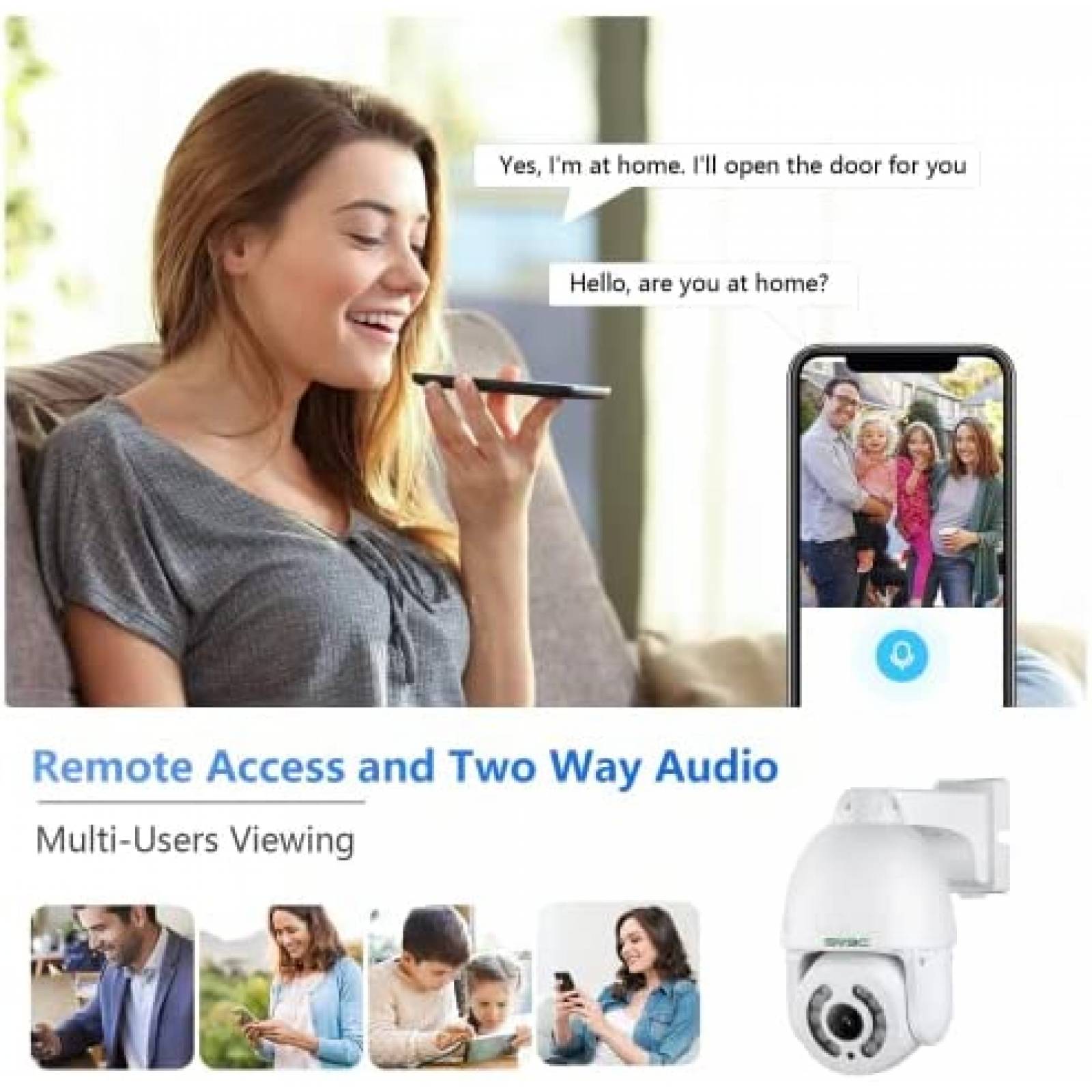 Camara de Seguridad SV3C SD10POE-5MP-HX Alambrica Resistente