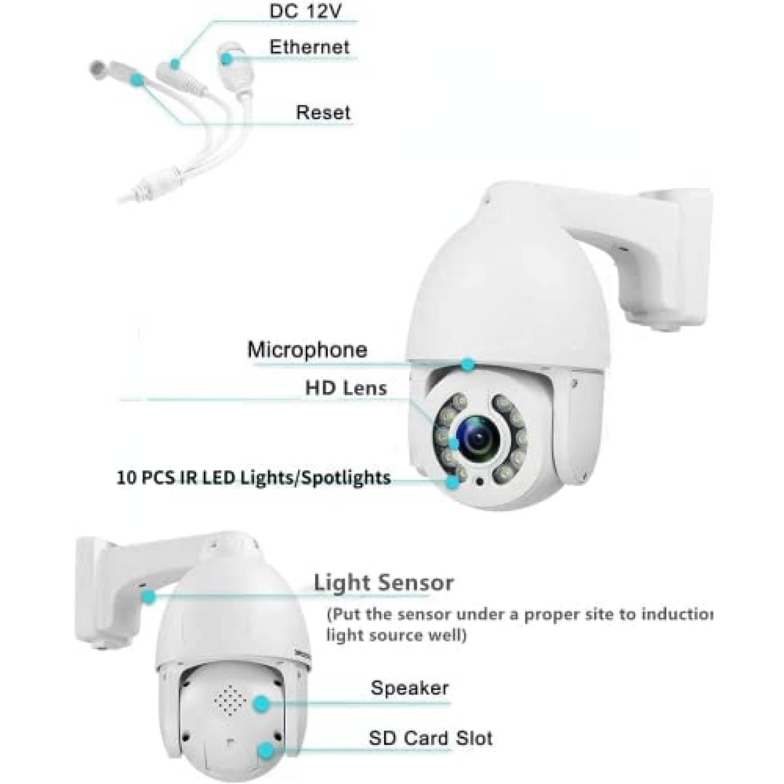 Camara de Seguridad SV3C SD10POE-5MP-HX Alambrica Resistente
