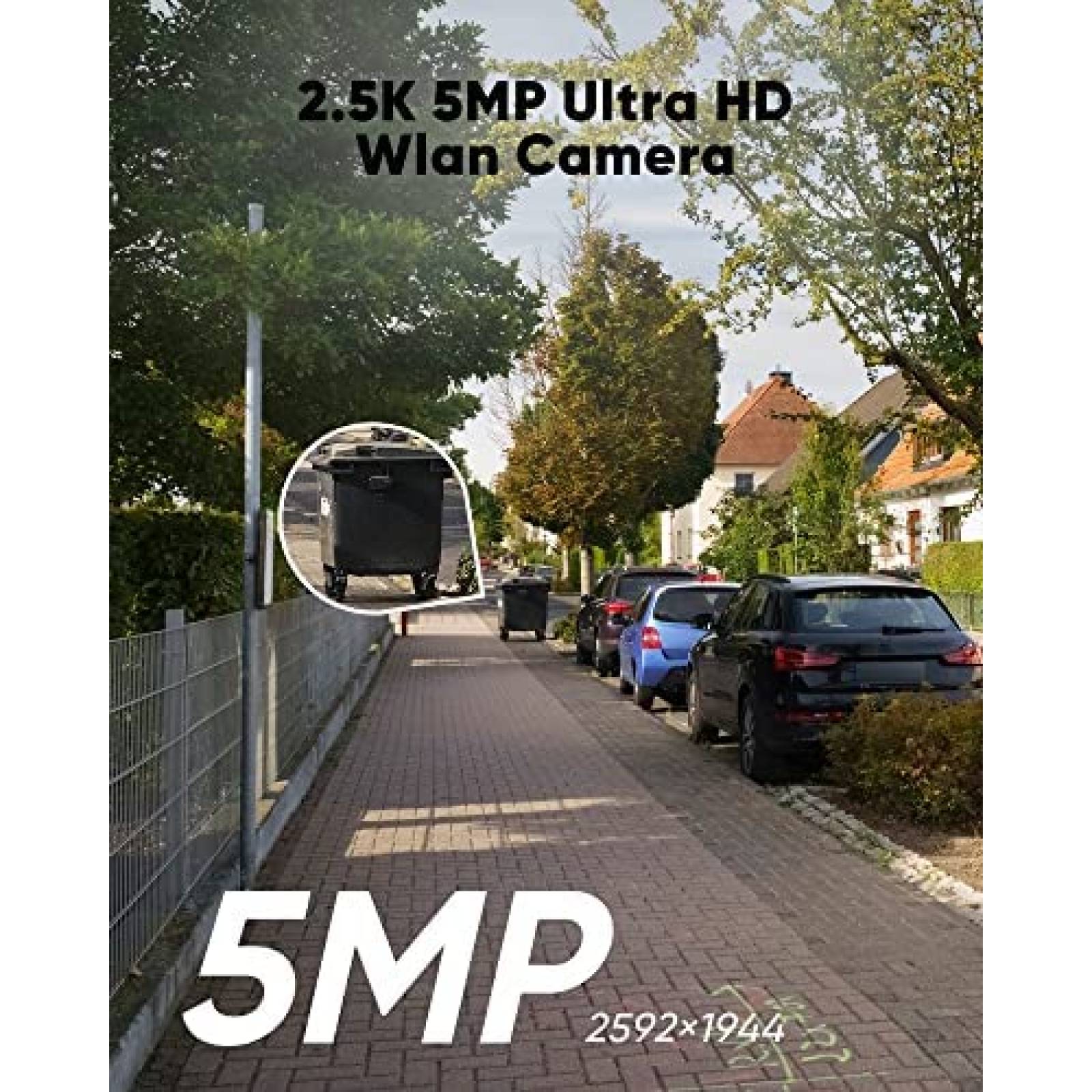 Camara de Seguridad SANNCE 5MP Zoom Optico 20x IP66 -Blanco