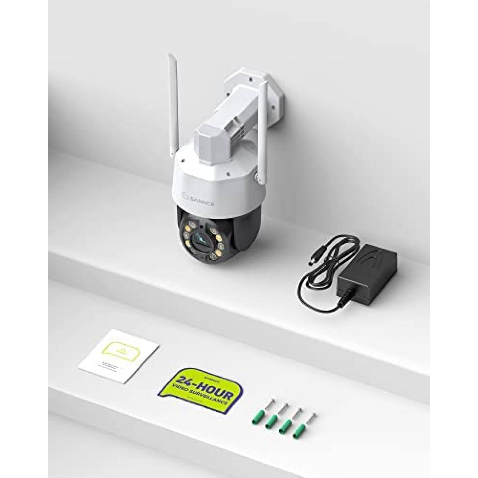 Camara de Seguridad SANNCE 5MP Zoom Optico 20x IP66 -Blanco