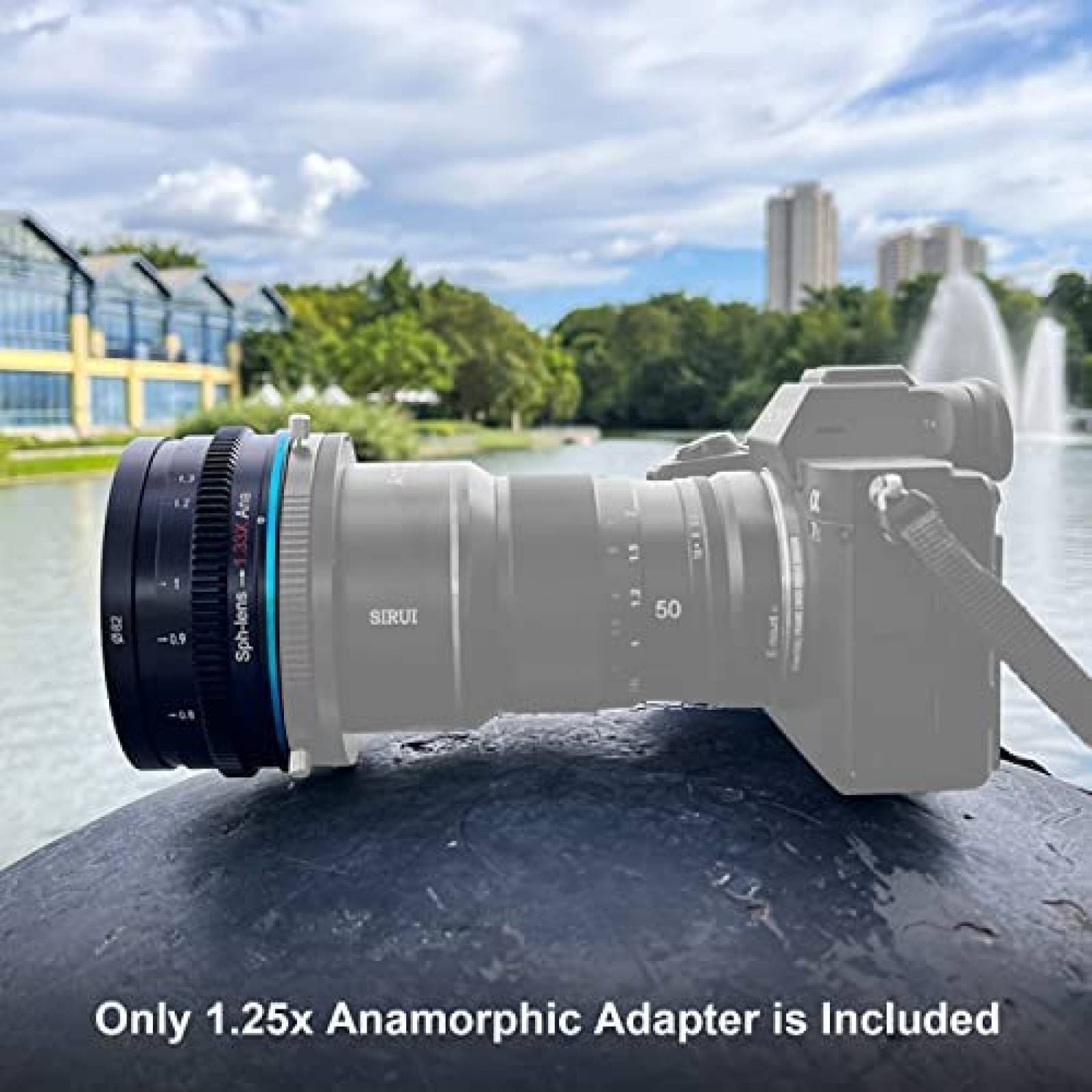 Adaptador Anamorfico SIRUI 1.25x T2.9 82mm Enfoque -Negro