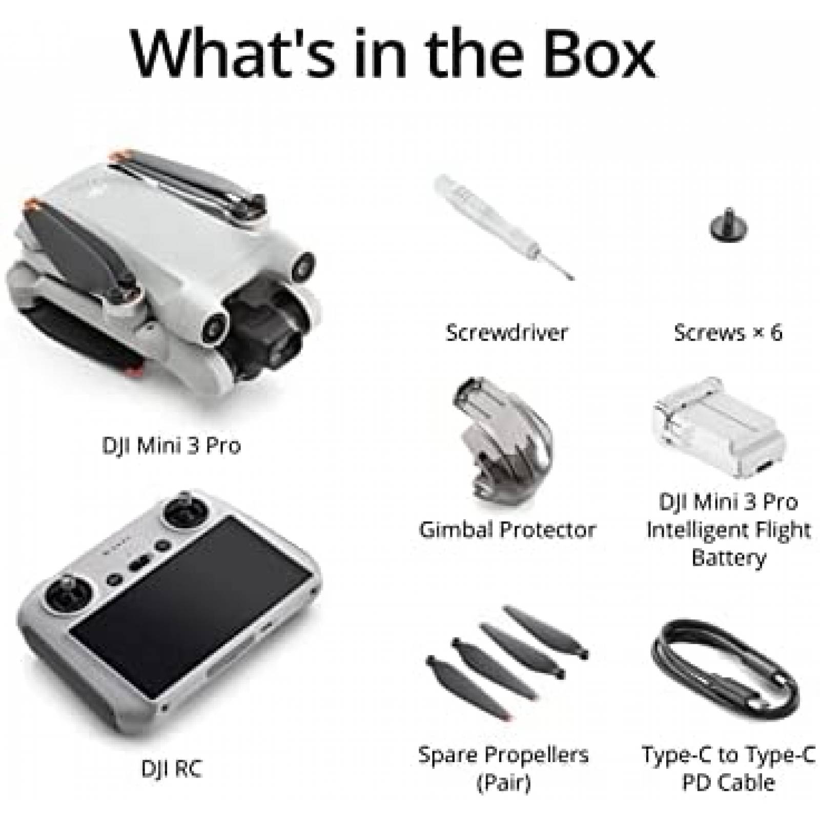 Dron DJI Mini 3 Pro Ligero y Plegable con Camara con Video