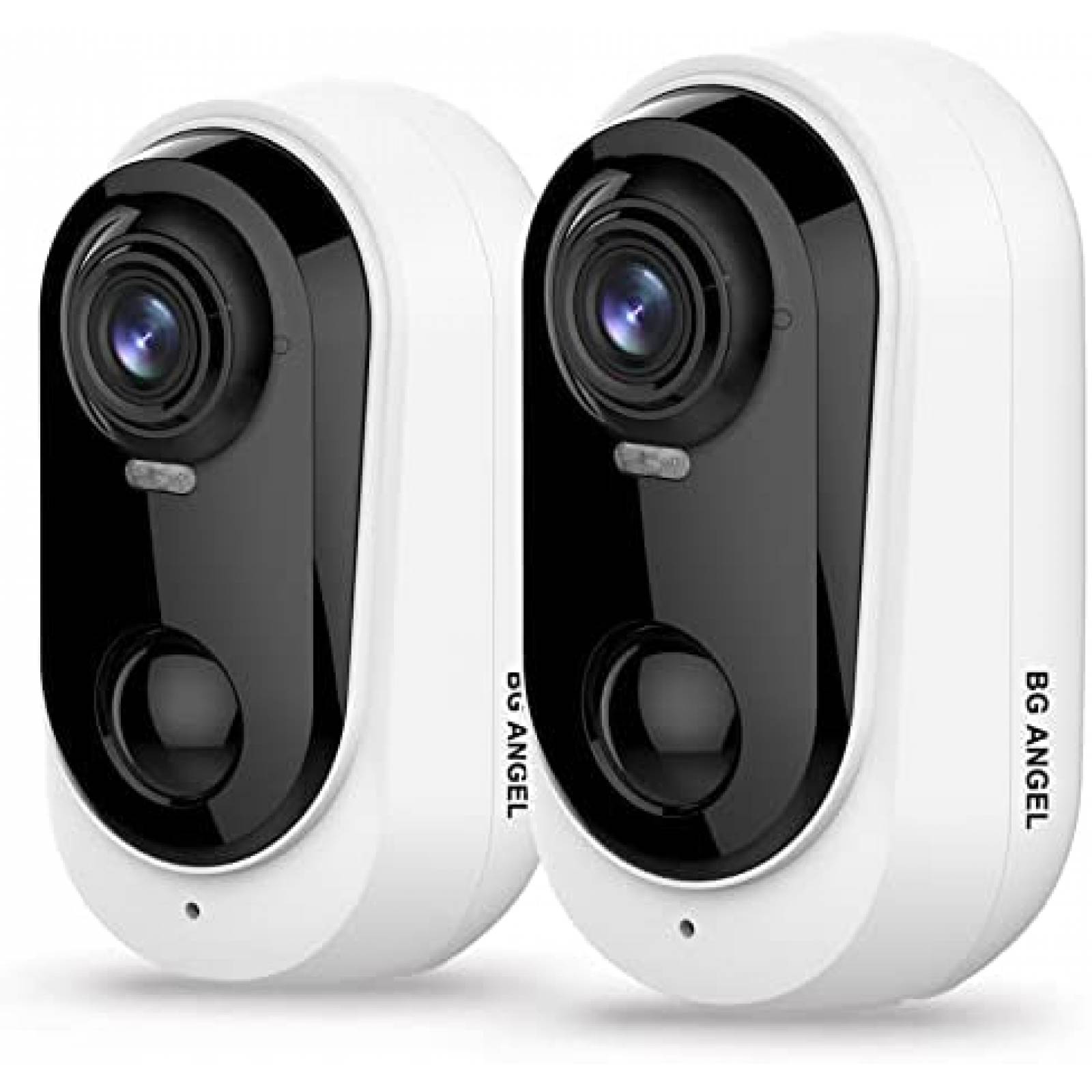 Camara de Seguridad ANGEL 1080P WiFi Bateria Recargable 2 Pz