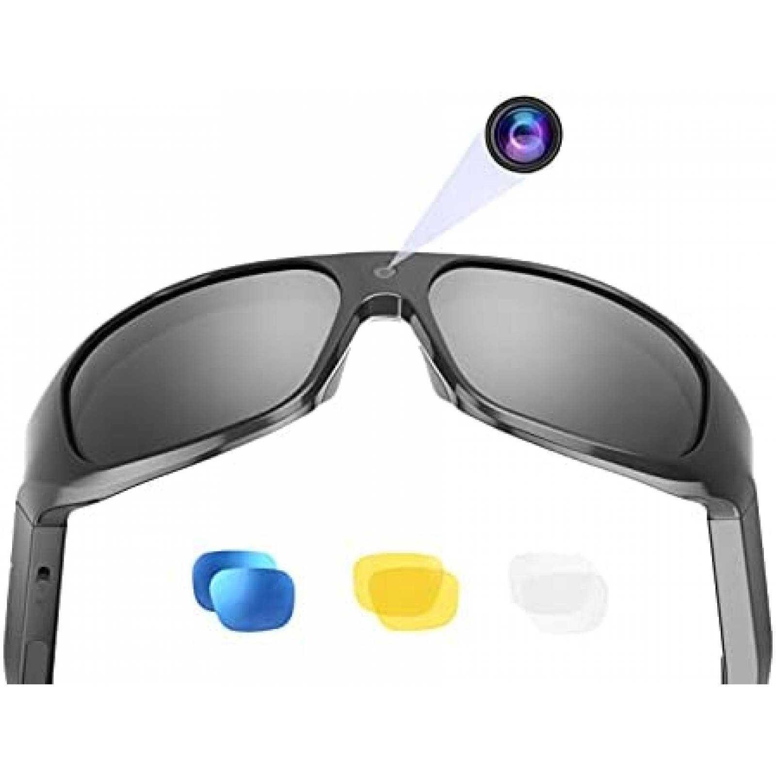 Smart Glasses OhO UV400 4k Camara 24M 64gb H.265 -Negro