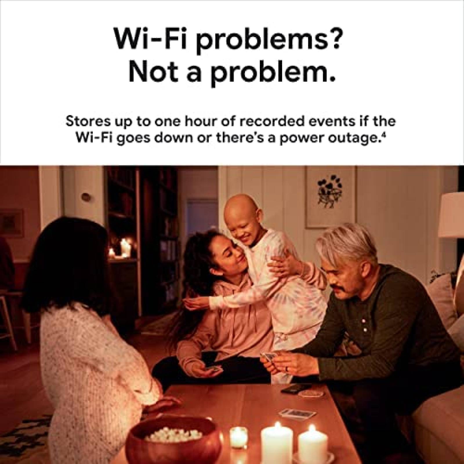 Camara de Seguridad Google Nest Cam Bluetooth -Blanco