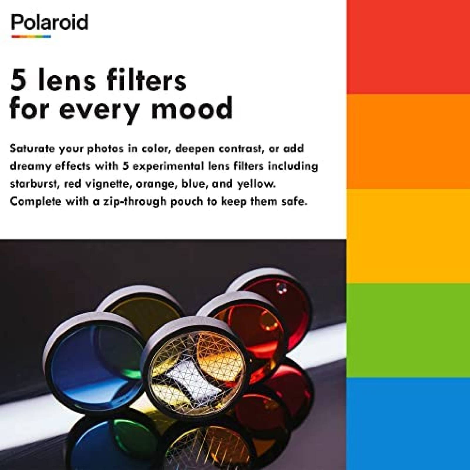 Camara Instantanea Polaroid Now+ con Accesorios -Azul