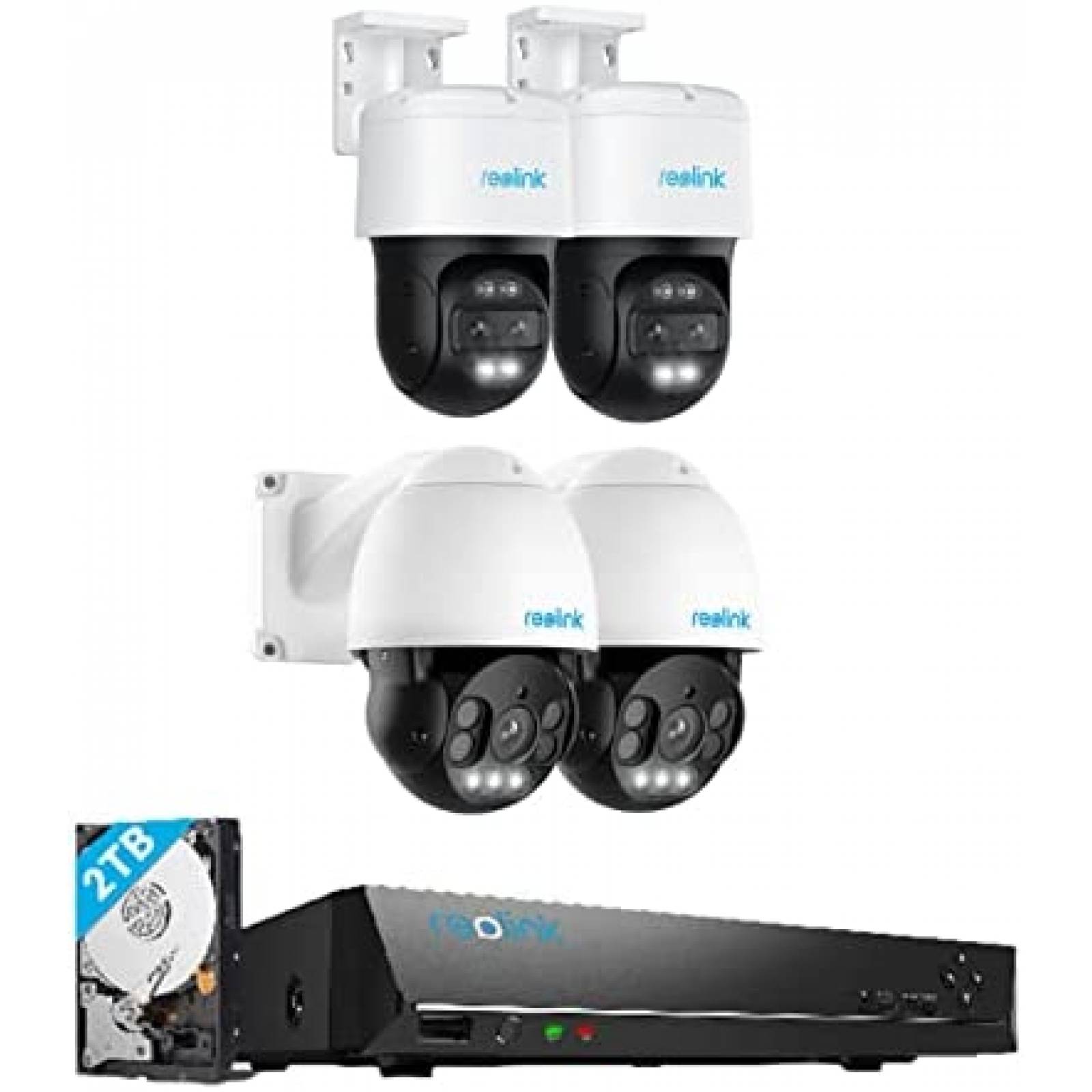 Sistema de Camaras de Seguridad REOLINK 4K Zoom Optico 5x