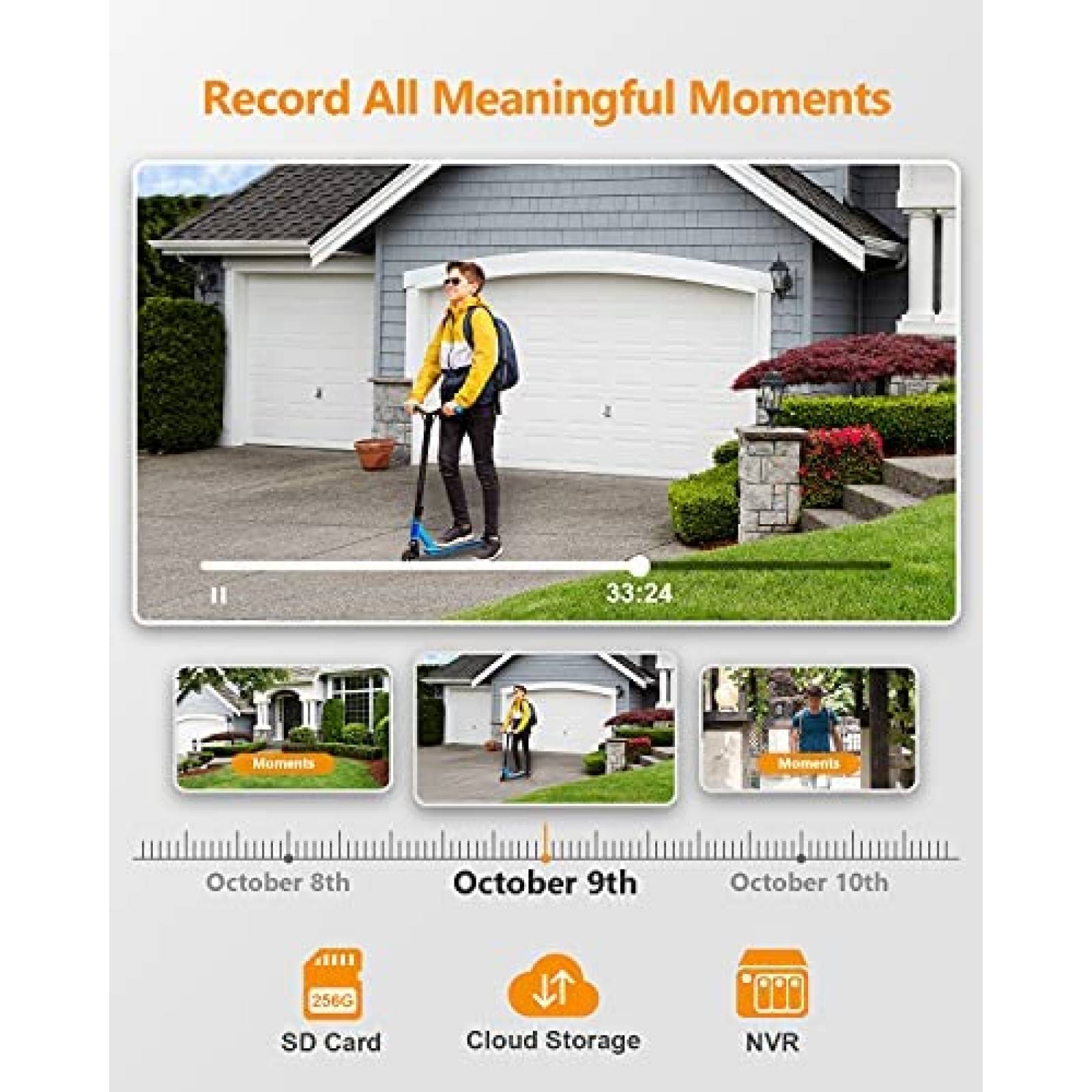 Camara de Seguridad Imou 4MP QHD IP66 2.5K WiFi -Blanco