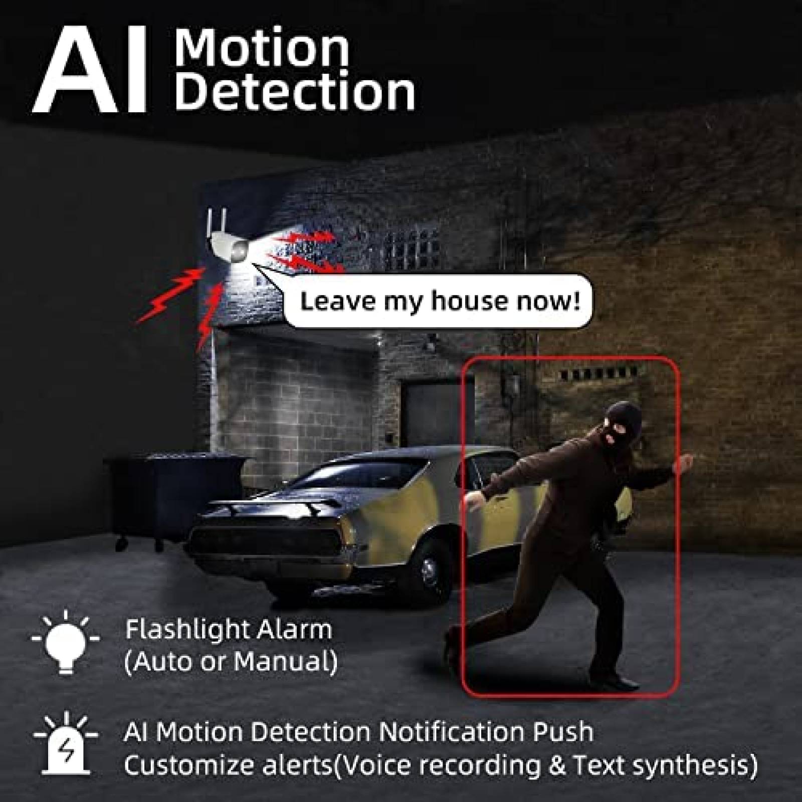 Camaras Seguridad Raycom 3 MP Exterior Vision Nocturna 4 Pzs