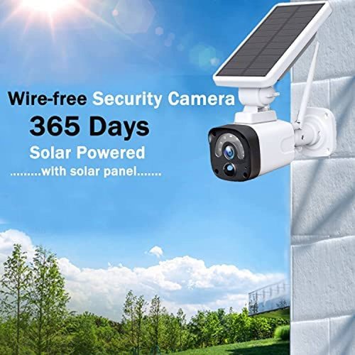 Camaras Seguridad Camcamp Wifi Exterior Panel Solar 4 Pzs