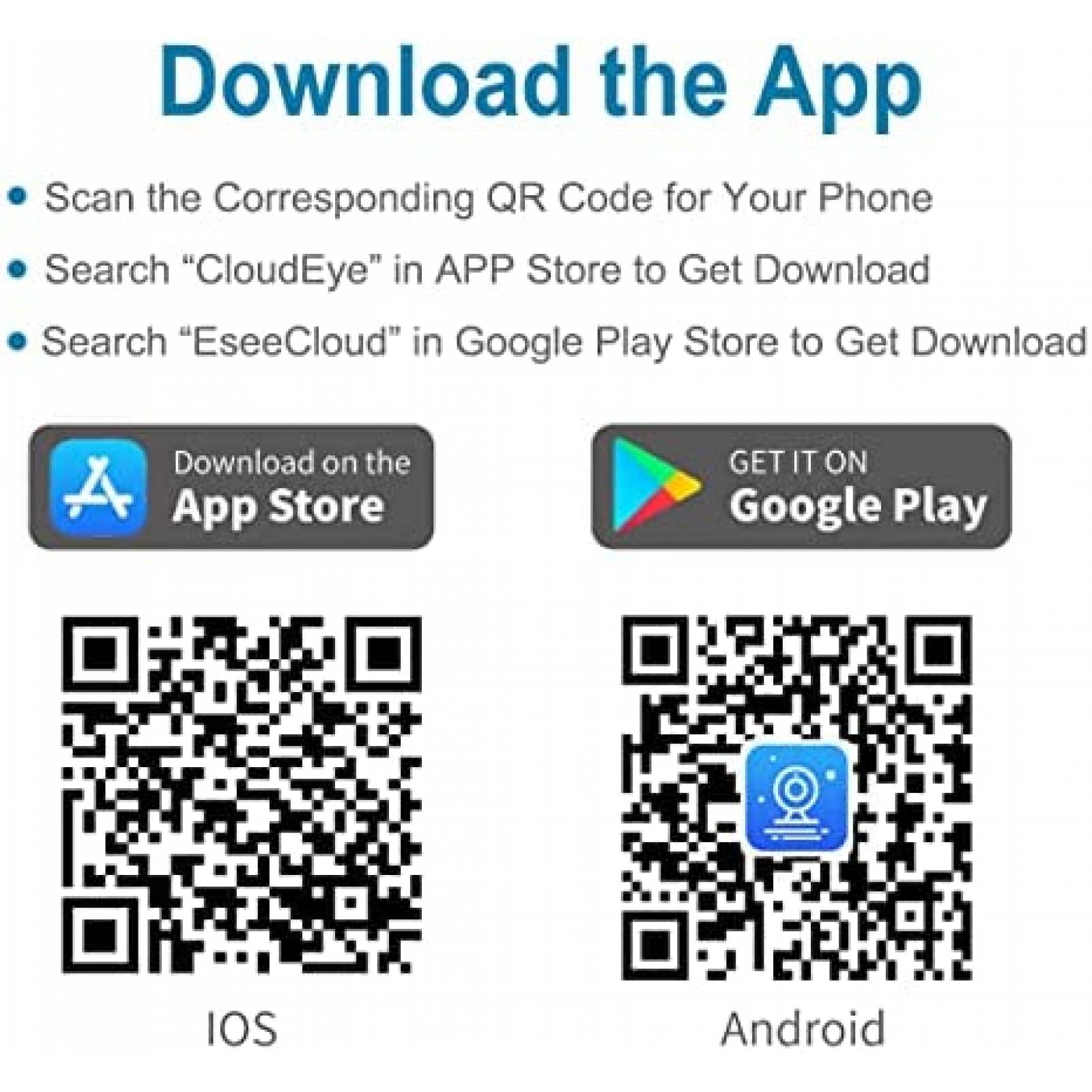 Camaras Seguridad Camcamp Wifi Exterior Panel Solar 4 Pzs