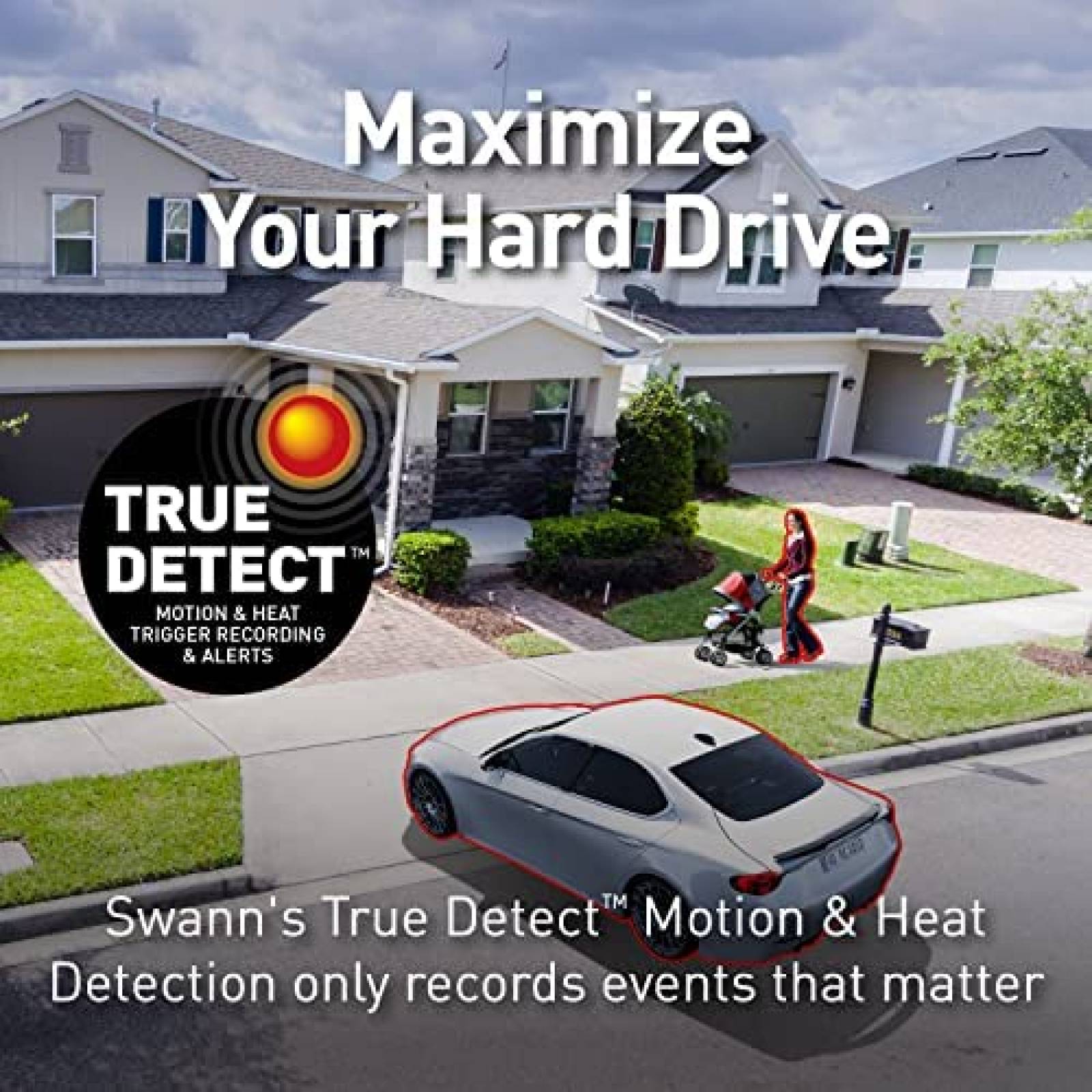 Camara de Seguridad Swann 845808 8 Pzs 1TB HDD FHD 1080P