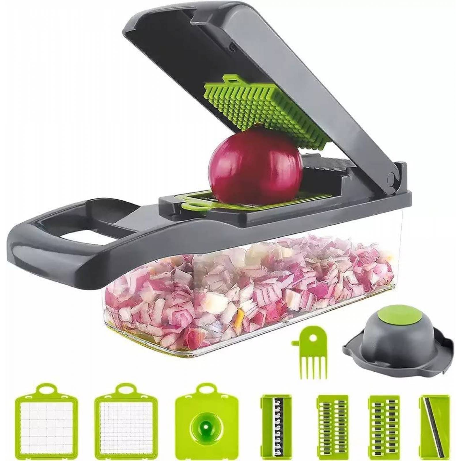 Cortador de Verduras Generic 12 en 1 Multifuncional -Negro