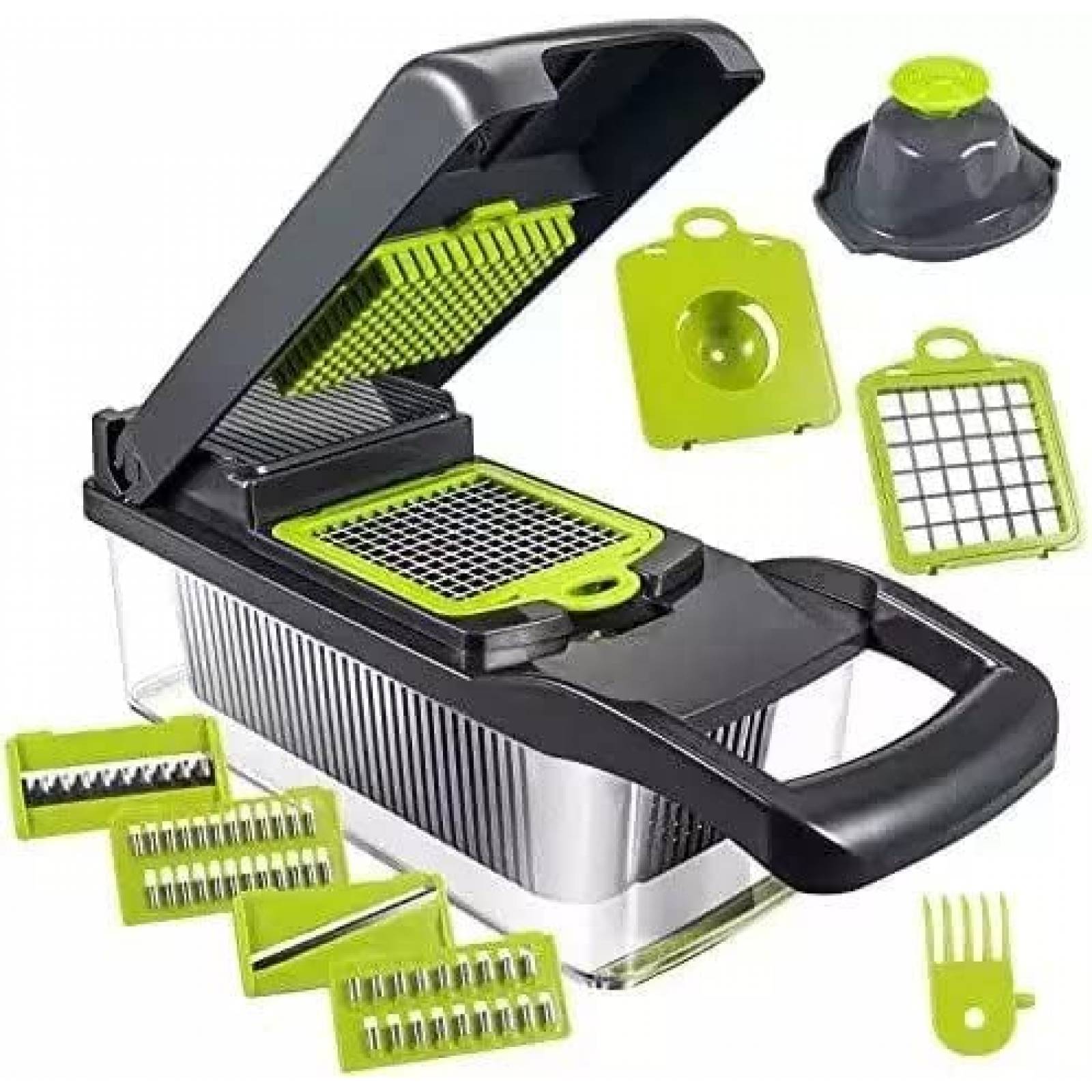 Cortador de Verduras Generic 12 en 1 Multifuncional -Negro
