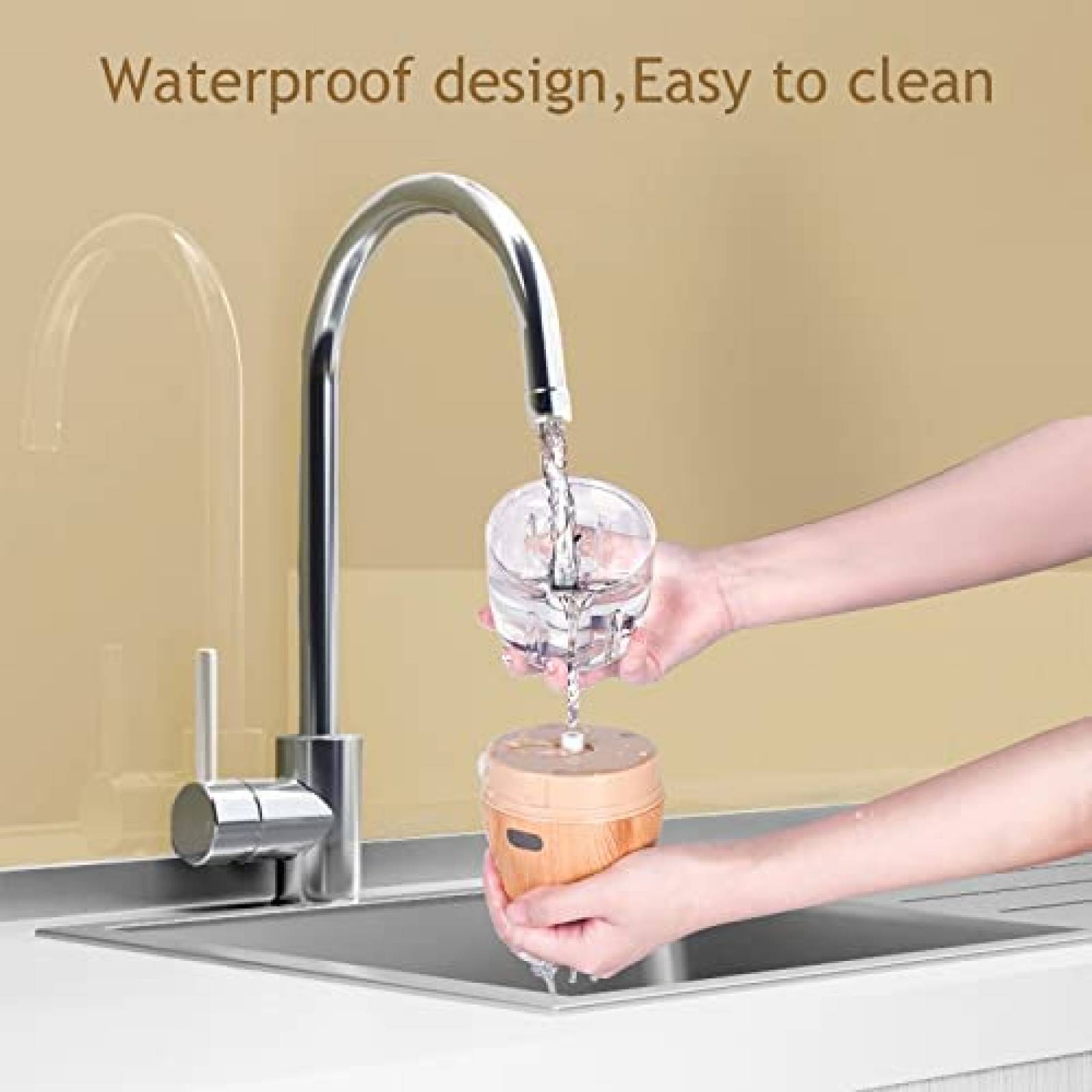 Mini Procesador Alimentos TOPESCT 250ml USB Acero sin BPA