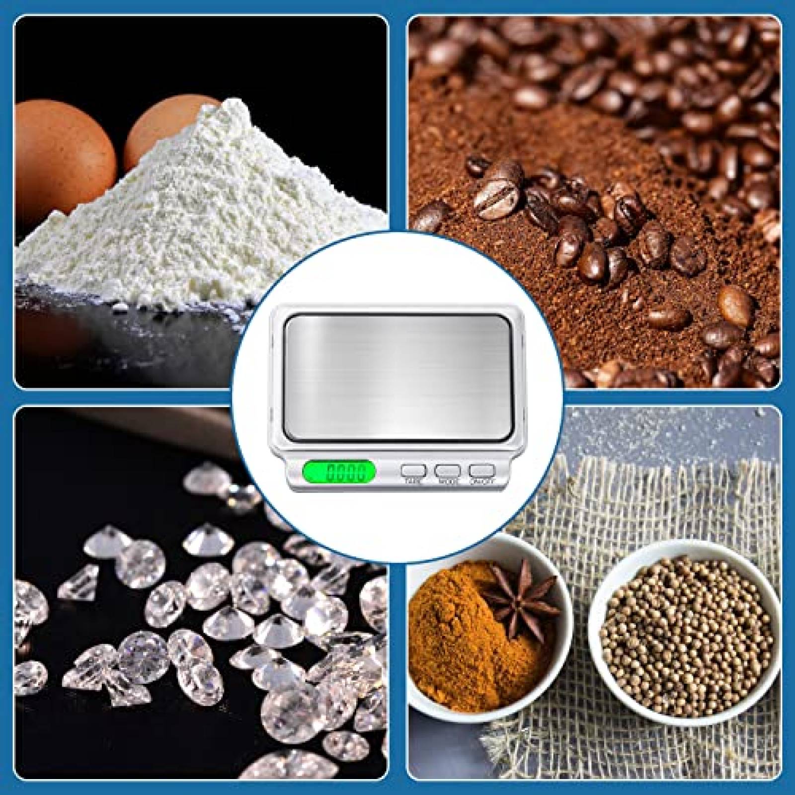 Bascula Digital AWS Card V2 de 150 g x 0.01 g -Plata