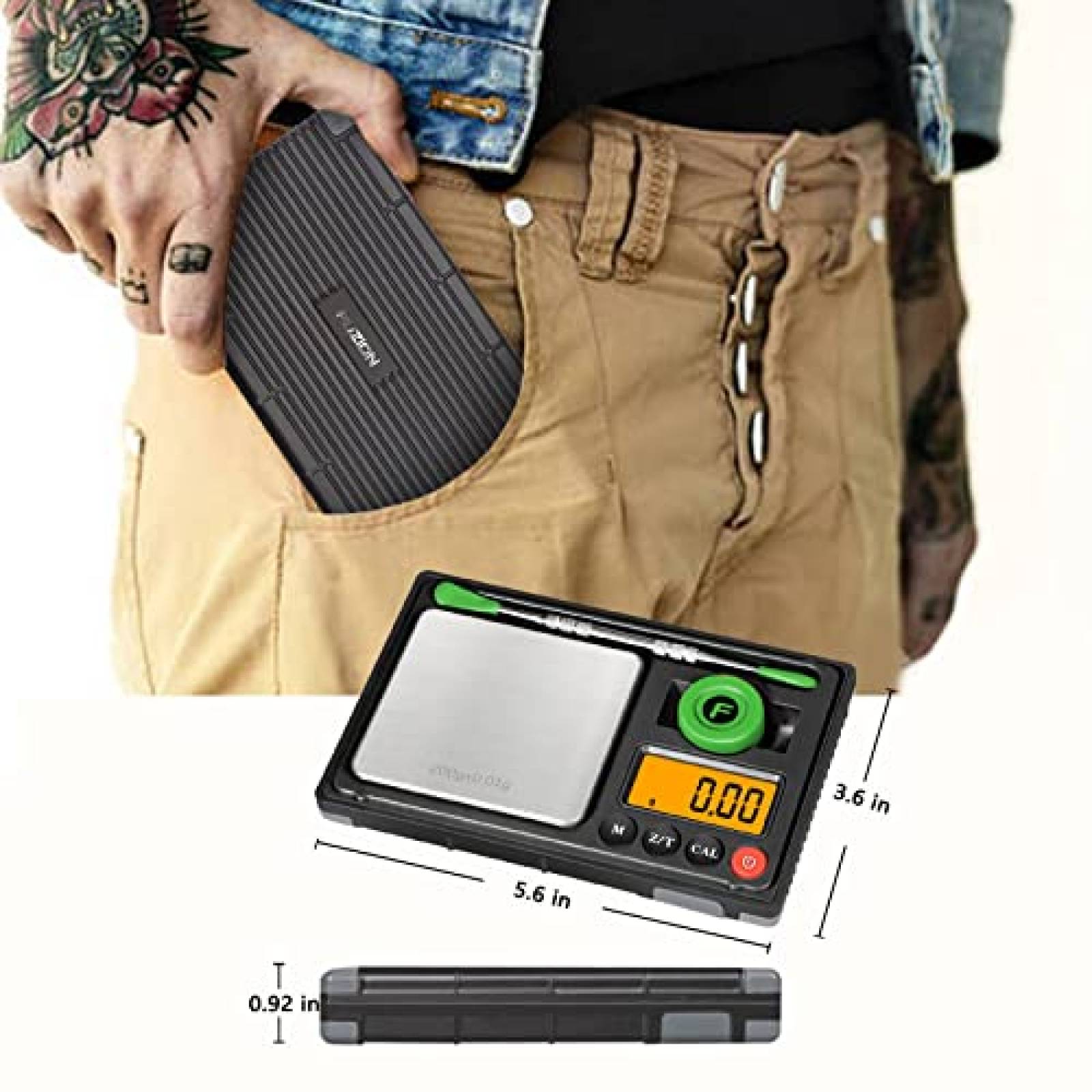 Bascula Digital Fuzion Recargable 6 Unidades Conversion