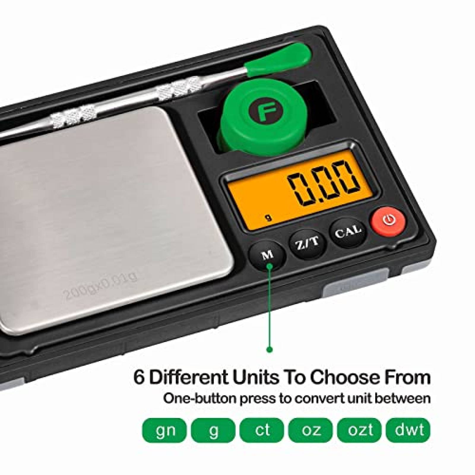 Bascula Digital Fuzion Recargable 6 Unidades Conversion