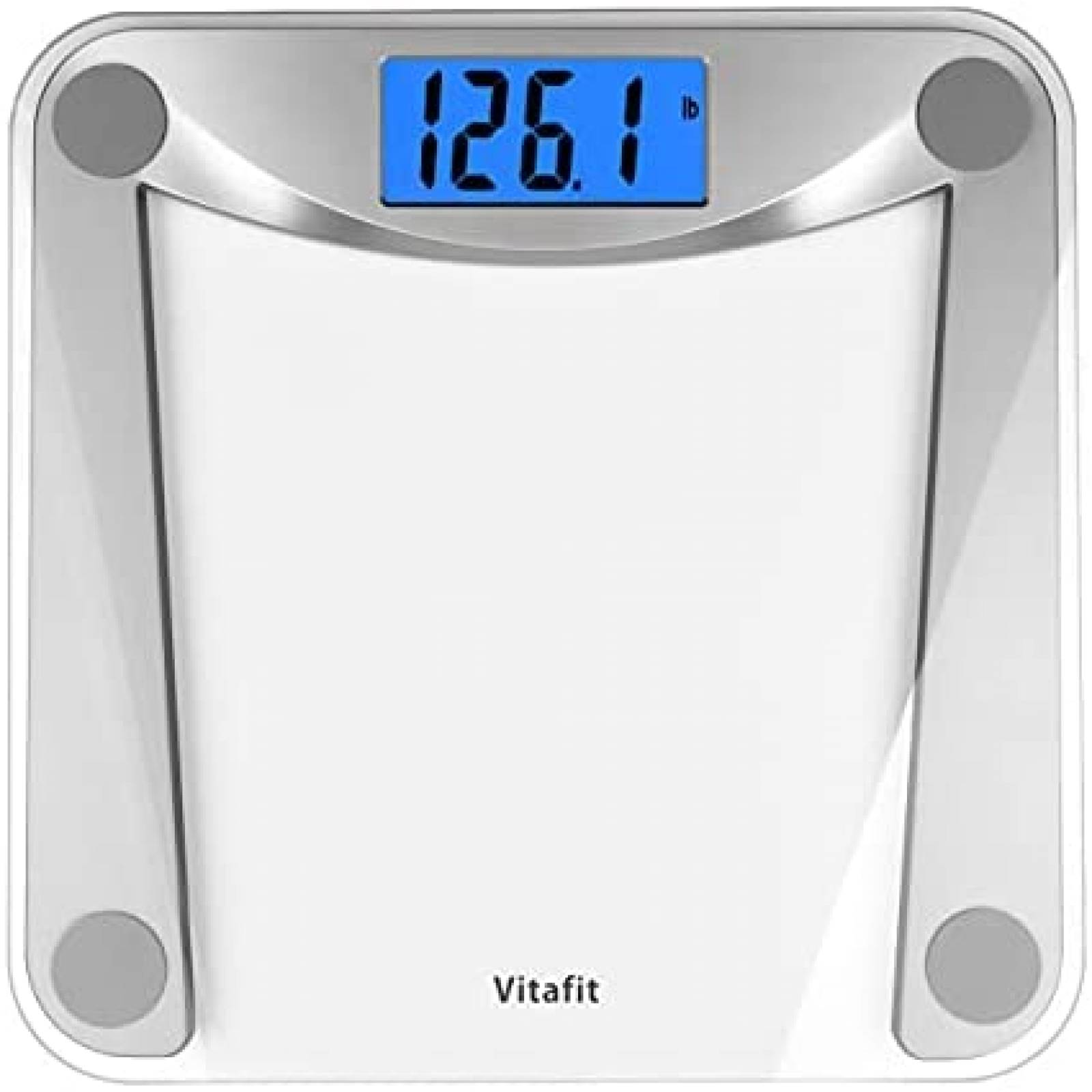 Bascula Digital de Vidrio Vitafit LCD + Bascula de Bolsillo