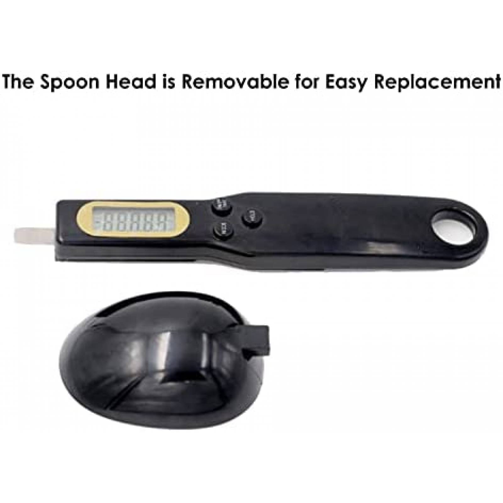Bascula Digital en Forma de Cuchara Sinllannd -Negro