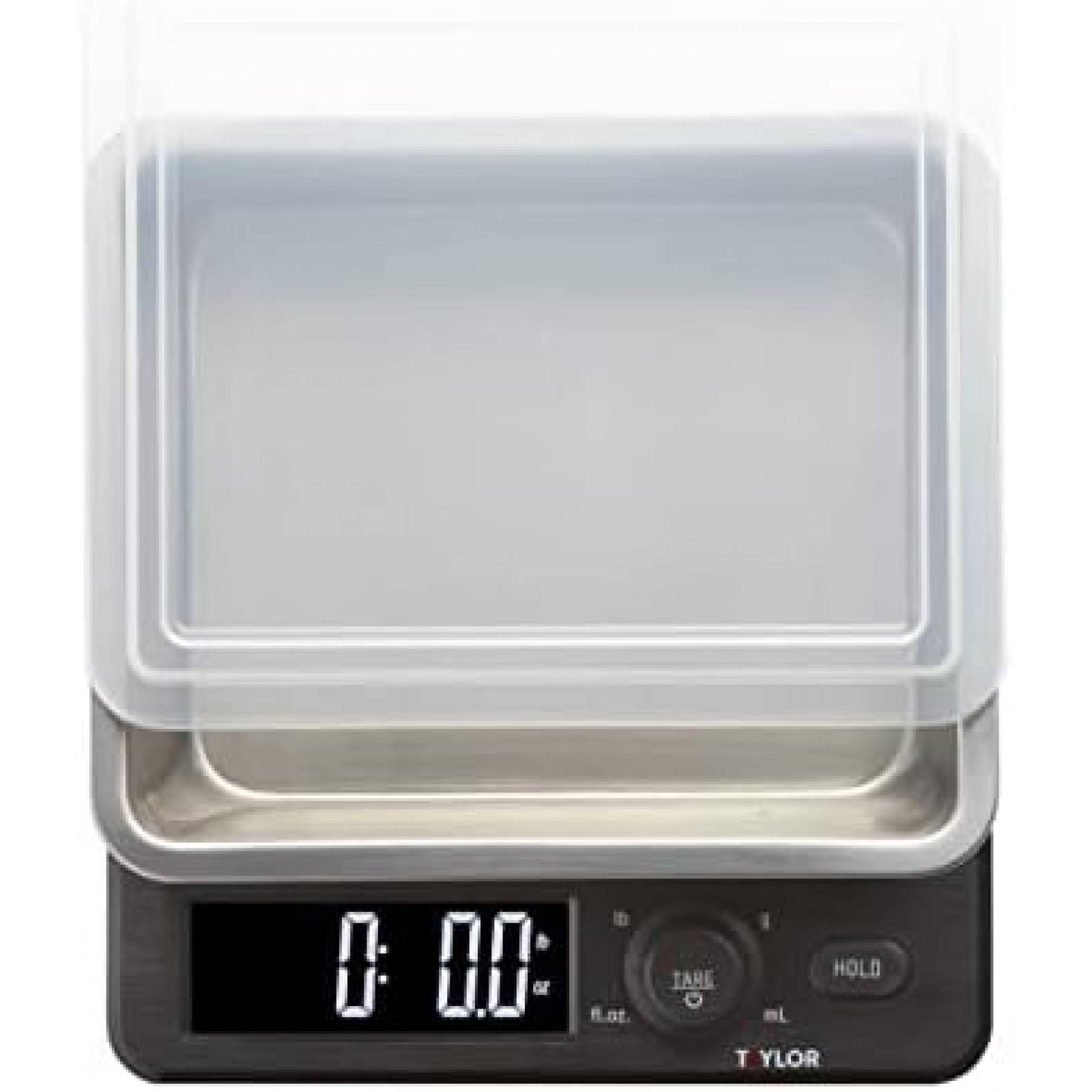 Bascula Digital Taylor Capacidad 22 Libras LCD 1.25'' -Negro