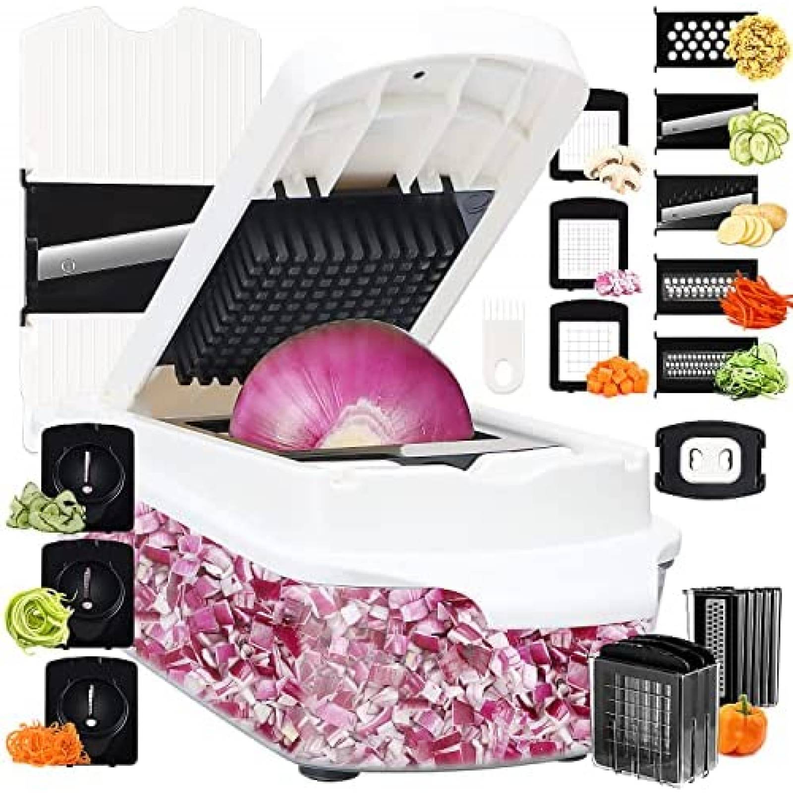 Cortador de Verduras Smile Mom 11 Cuchillas Alta Calidad