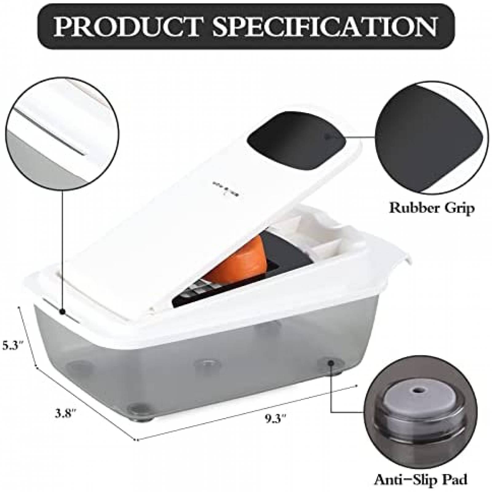 Cortador de Verduras Smile Mom 11 Cuchillas Alta Calidad